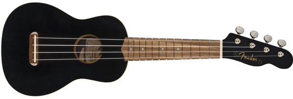 Fender Venice Soprano Ukulele in Black