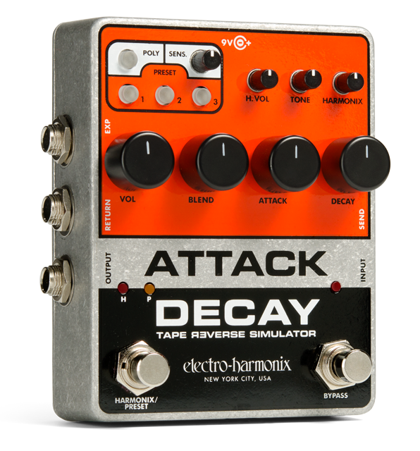 Electro Harmonix Attack Decay Tape Reverse Simulator