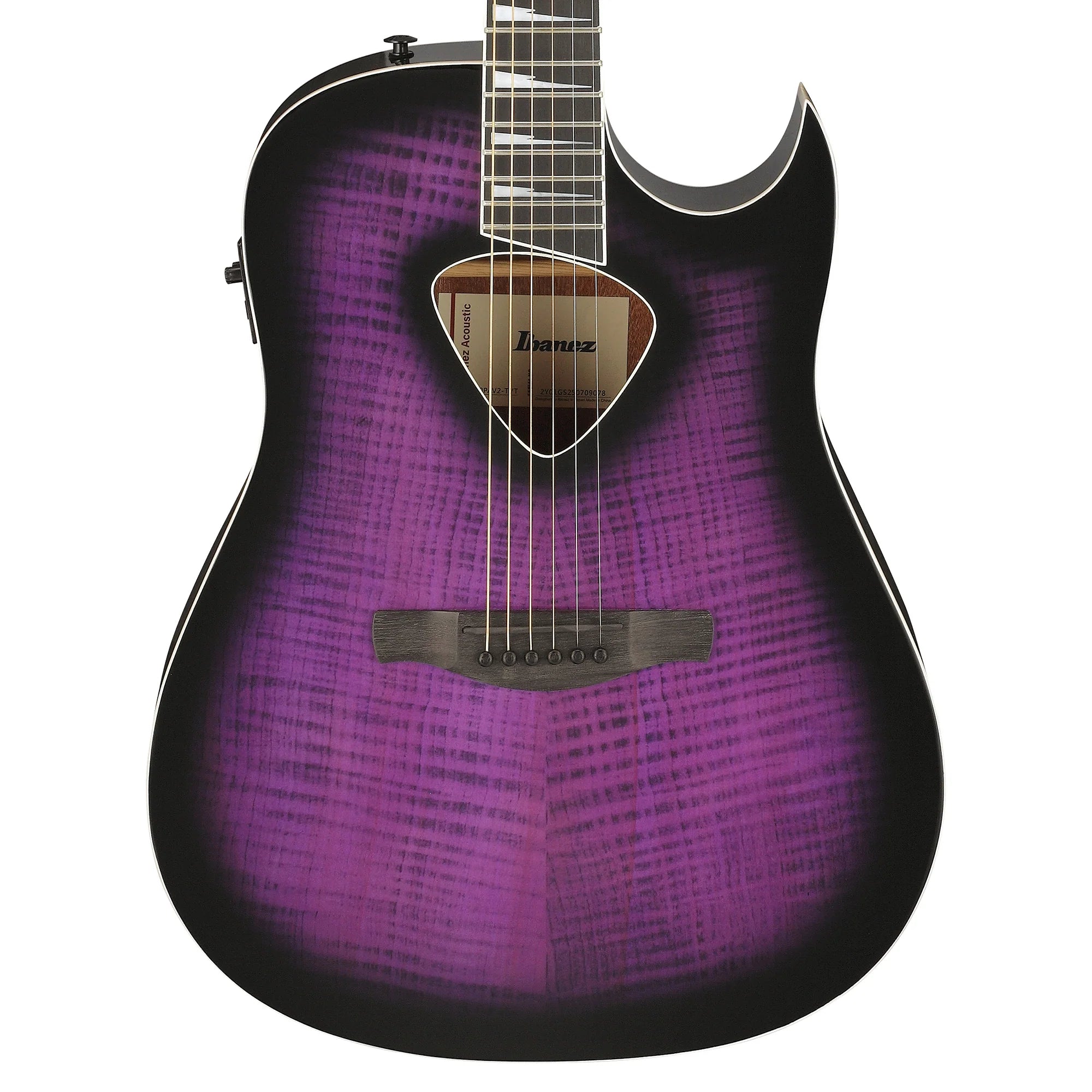 Ibanez ALT50FATVT Altstar Acoustic-Electric Guitar Transparent Violet Sunburst High Gloss