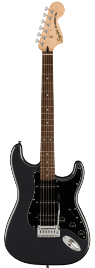 Squier Affinity Series Stratocaster Charcoal Metallic HSS Pack