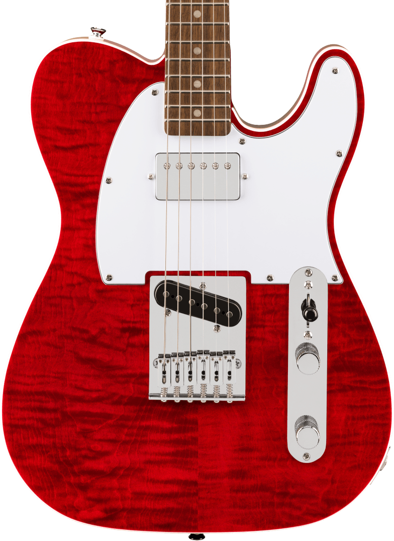 Squier Affinity Telecaster FMT SH Crimson Red Transparent
