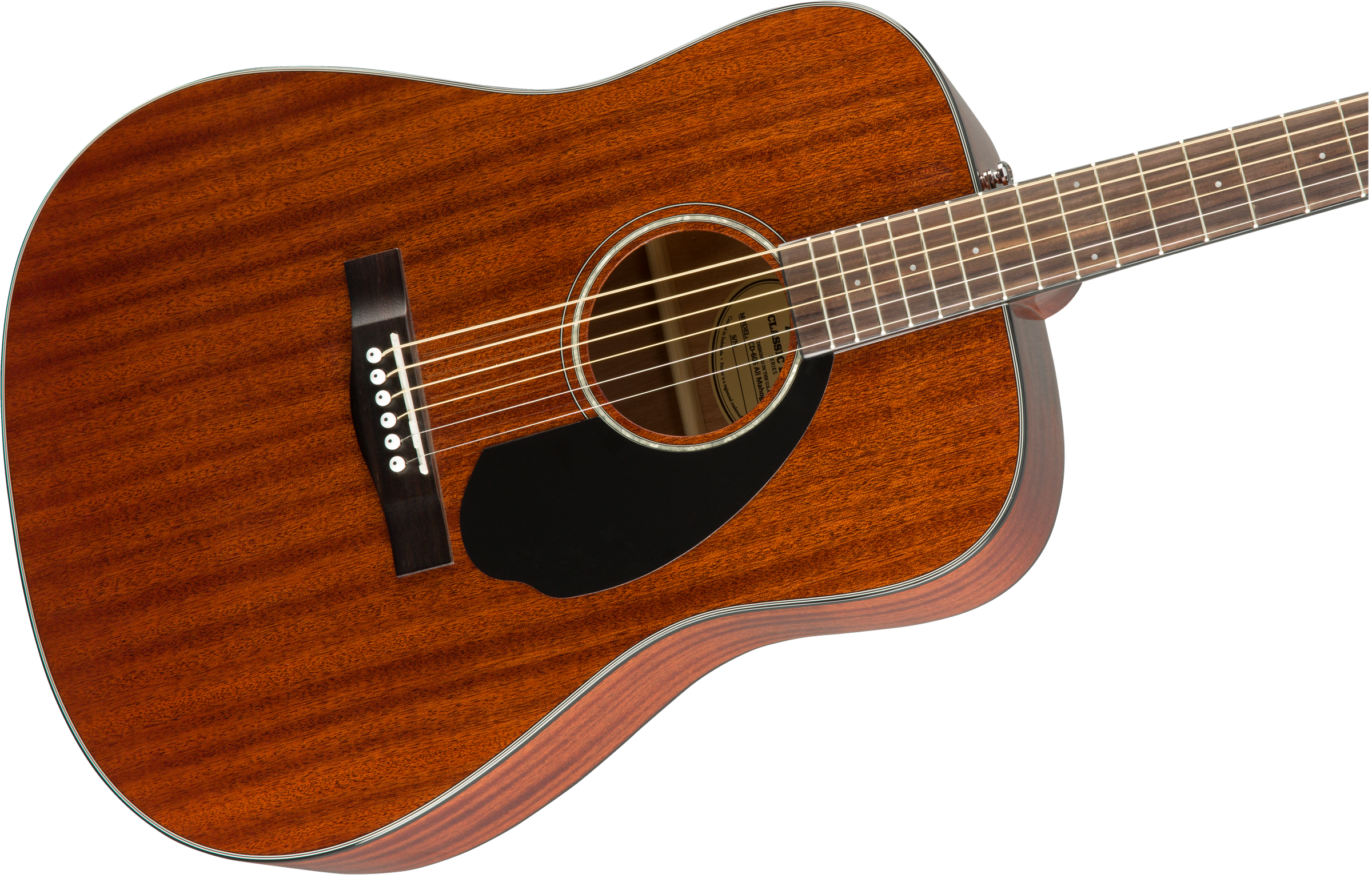 Fender CD-60S Dreadnought All-Mahogany Acoustic Guitar