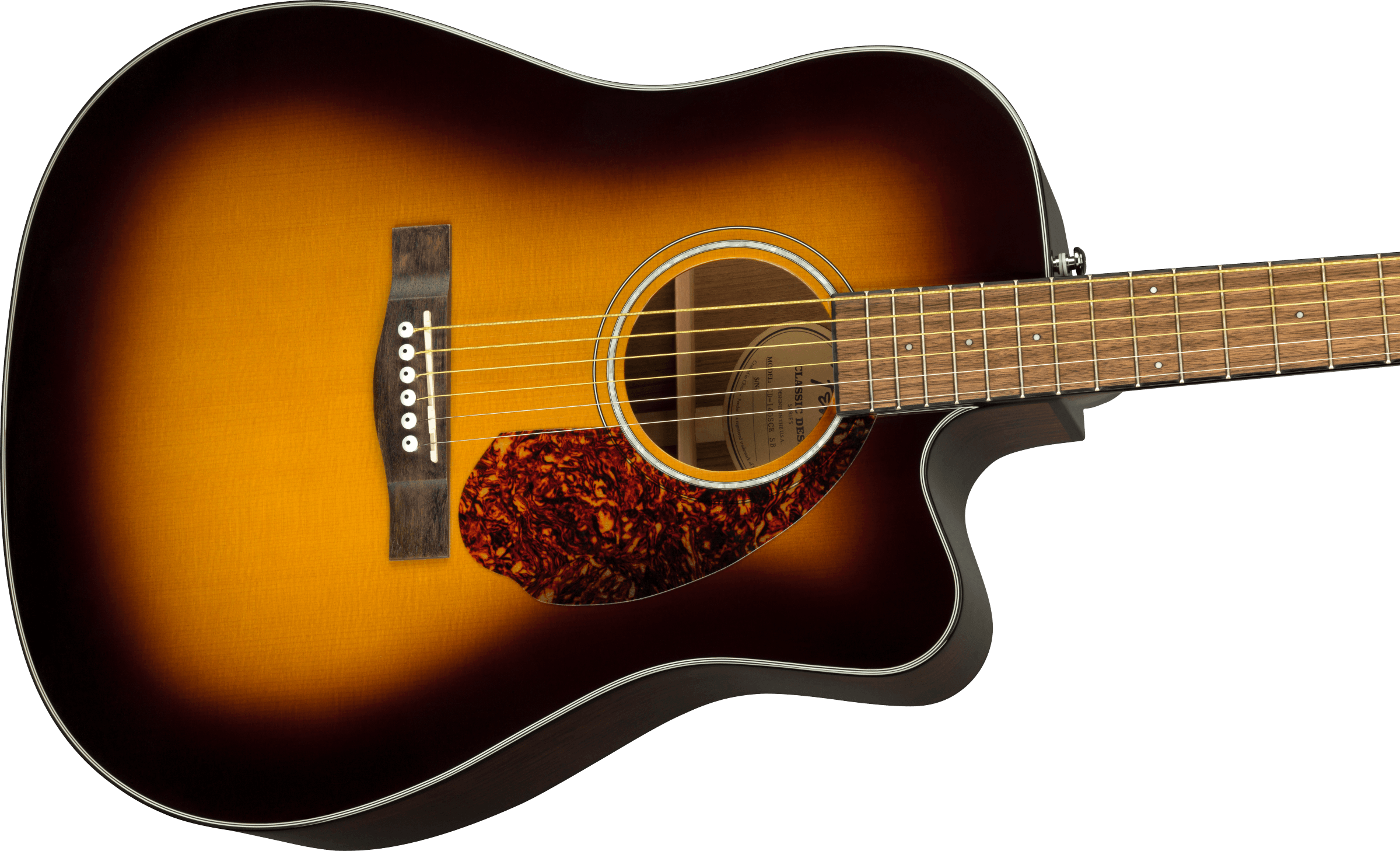 Fender CD-140SCE Dreadnought Sunburst w/Hard Case