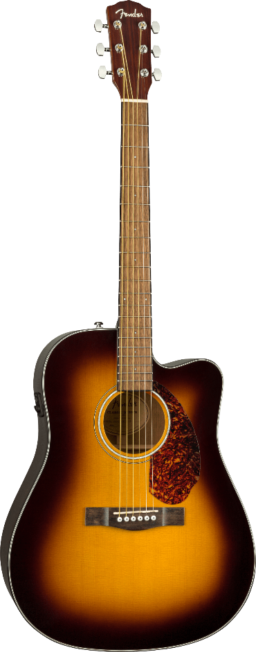 Fender CD-140SCE Dreadnought Sunburst w/Hard Case