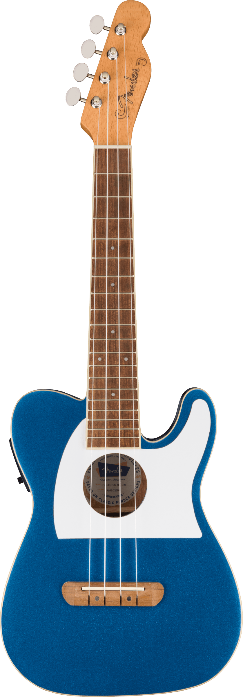 Fender Fullerton Tele Uke Lake Placid Blue