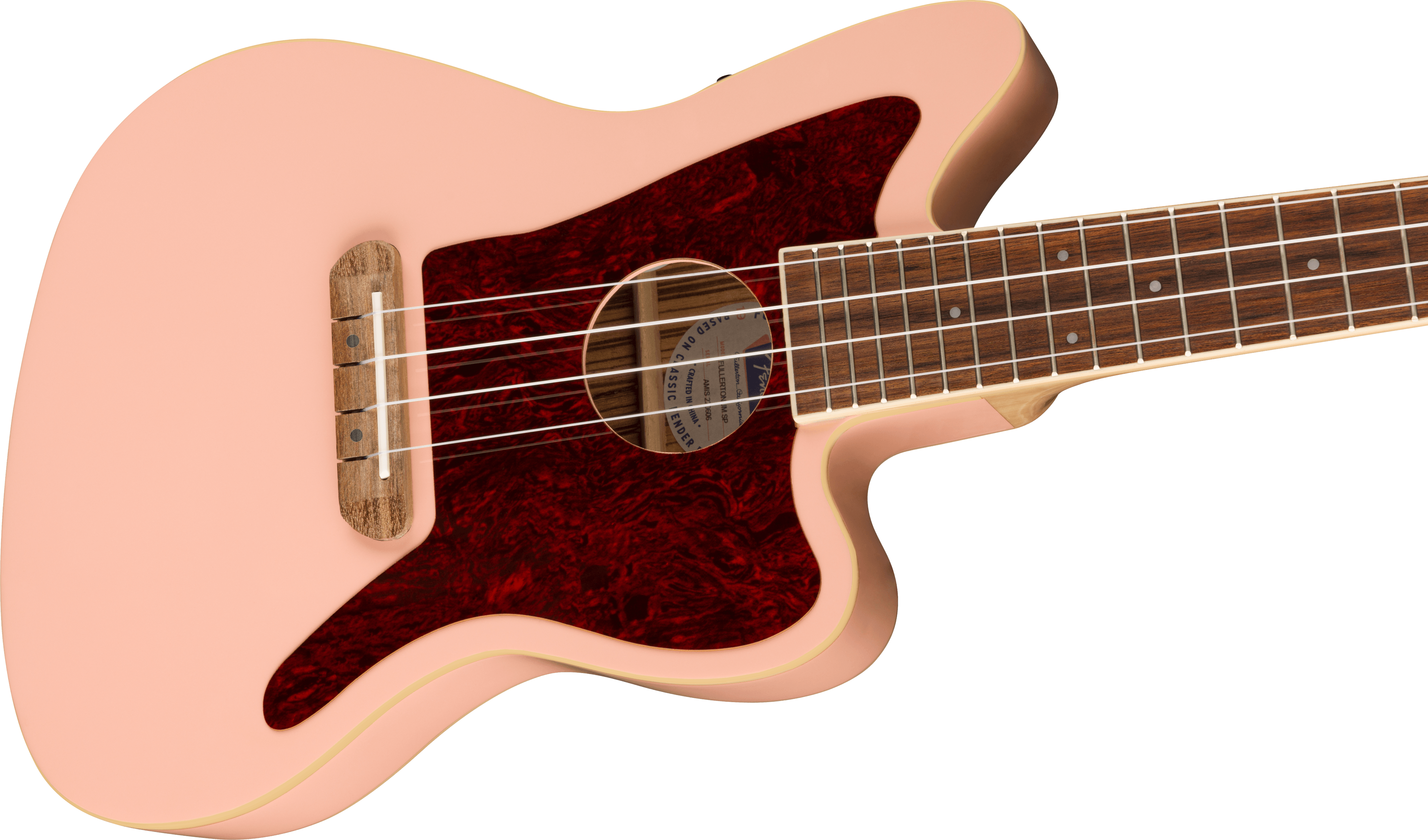 Fender Fullerton Jazzmaster Ukulele Shell Pink