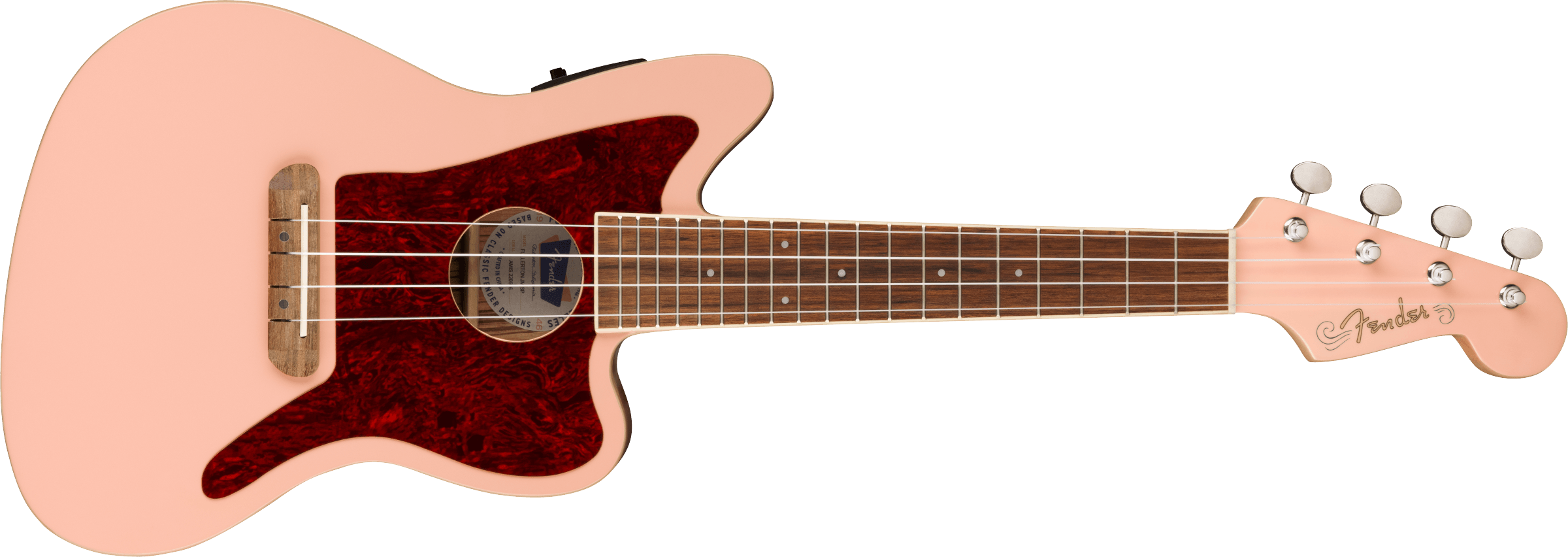 Fender Fullerton Jazzmaster Ukulele Shell Pink