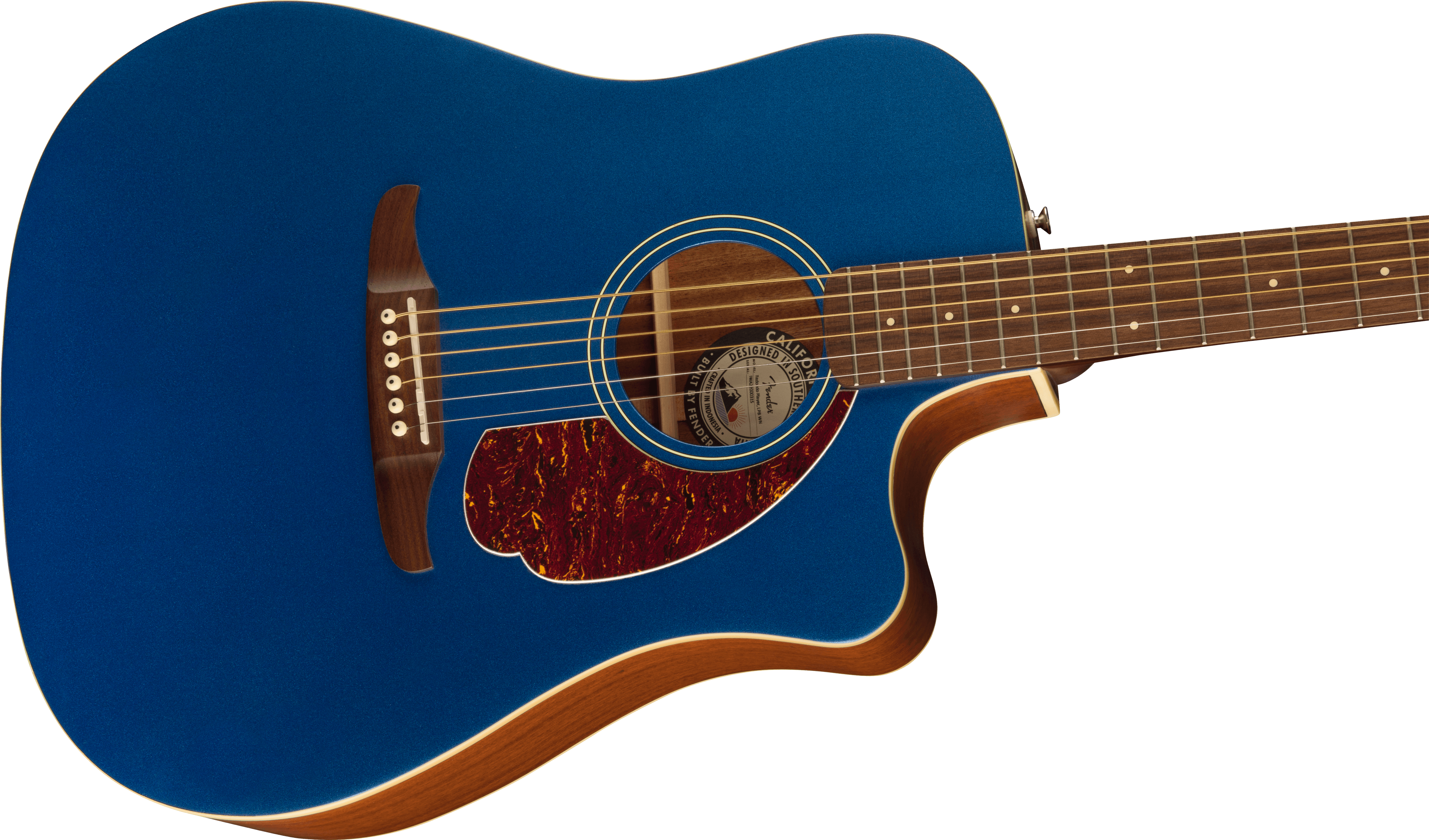 Fender Redondo Player Acoustic Guitar Lake Placid Blue