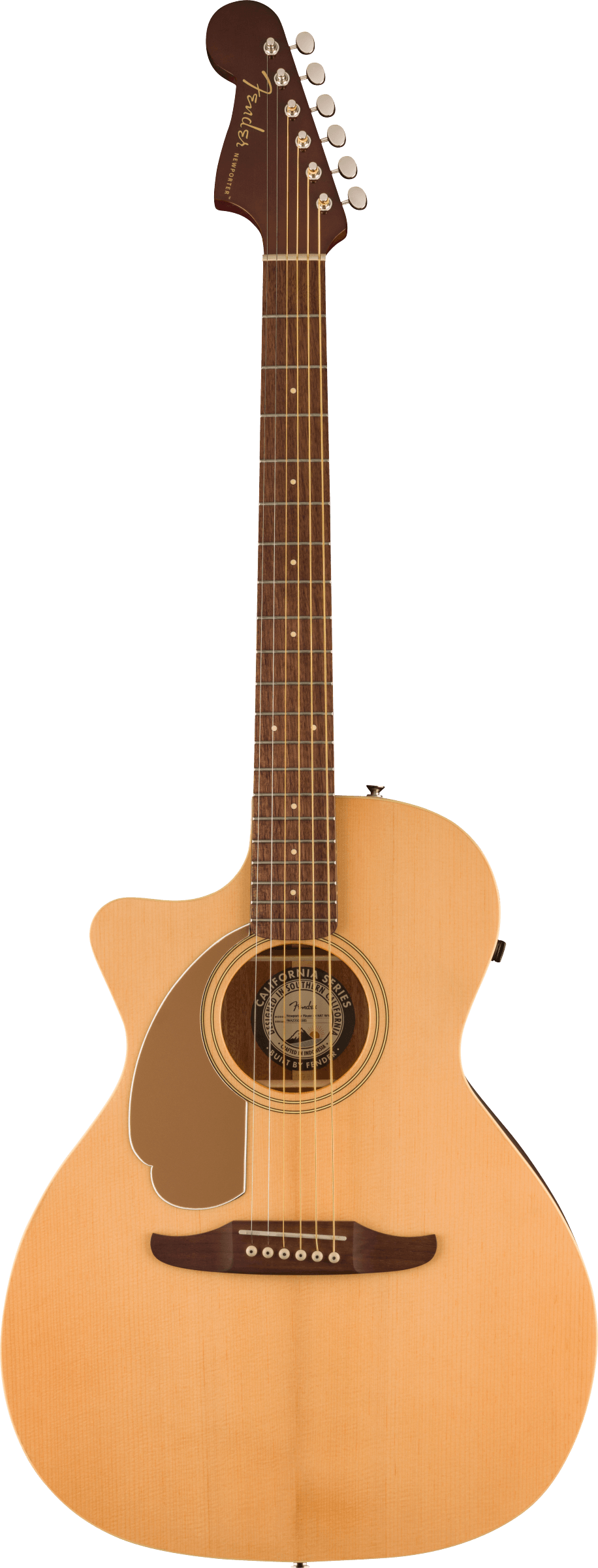 Fender Newporter Player Natural Left-Handed Acoustic-Electric