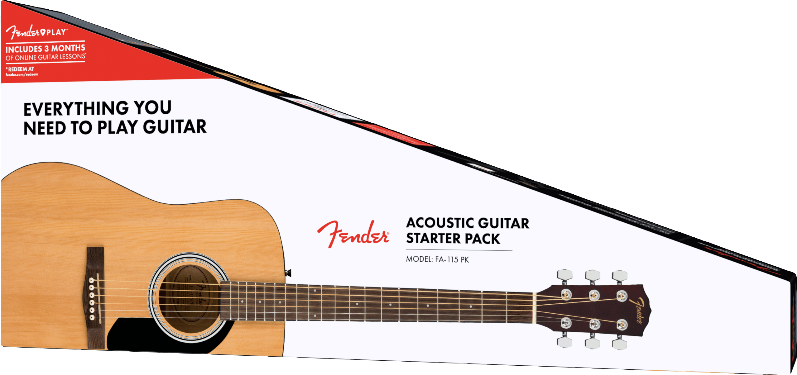 Fender FA-115 Dreadnought Pack Natural Walnut Fingerboard