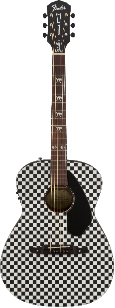 Fender Tim Armstrong Hellcat Checkerboard Acoustic Guitar