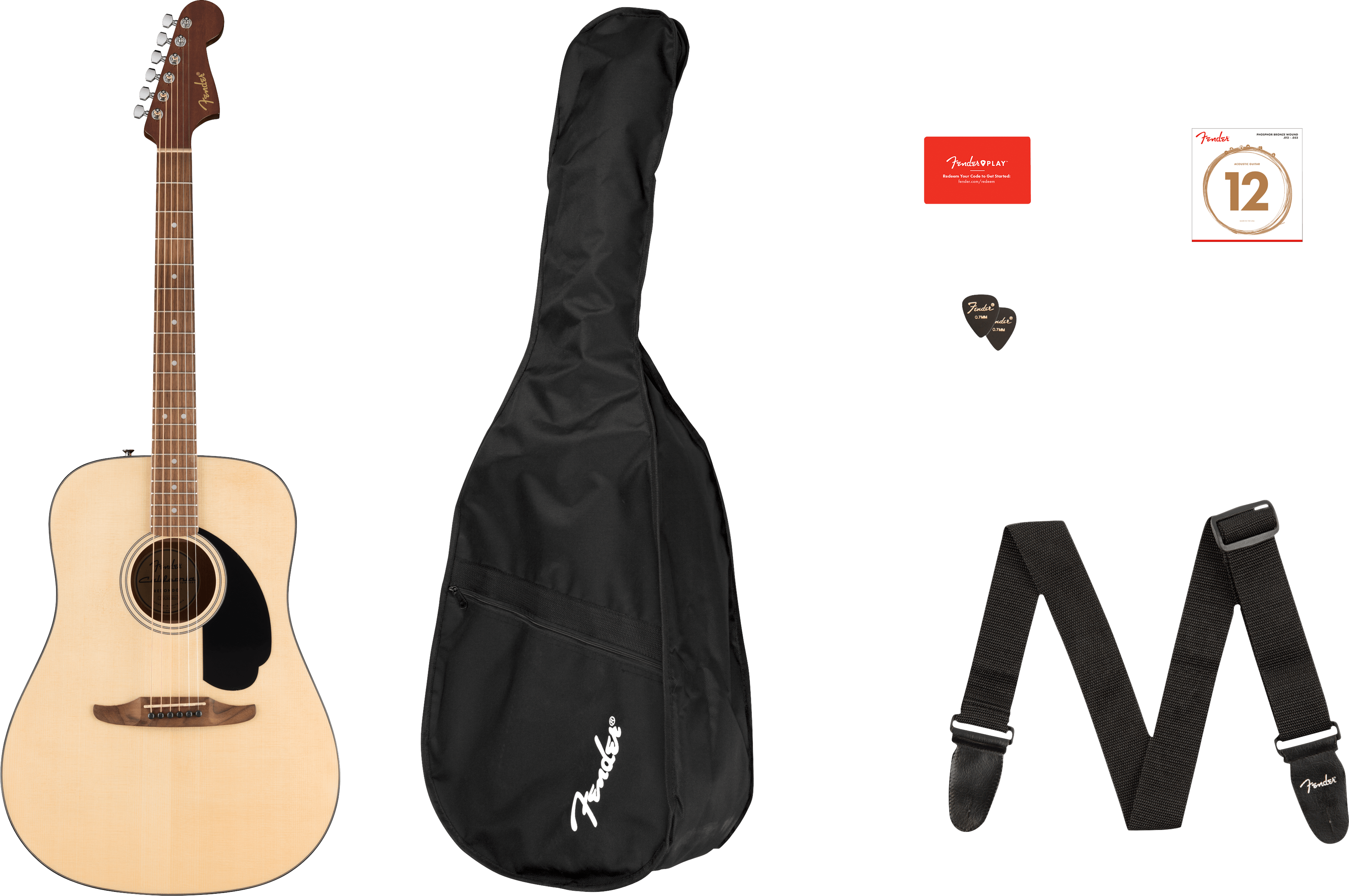 Fender California Standard Redondo Pack Natural