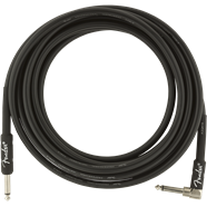 Fender Professional Series Straight to Right Angle Instrument Cable 15'