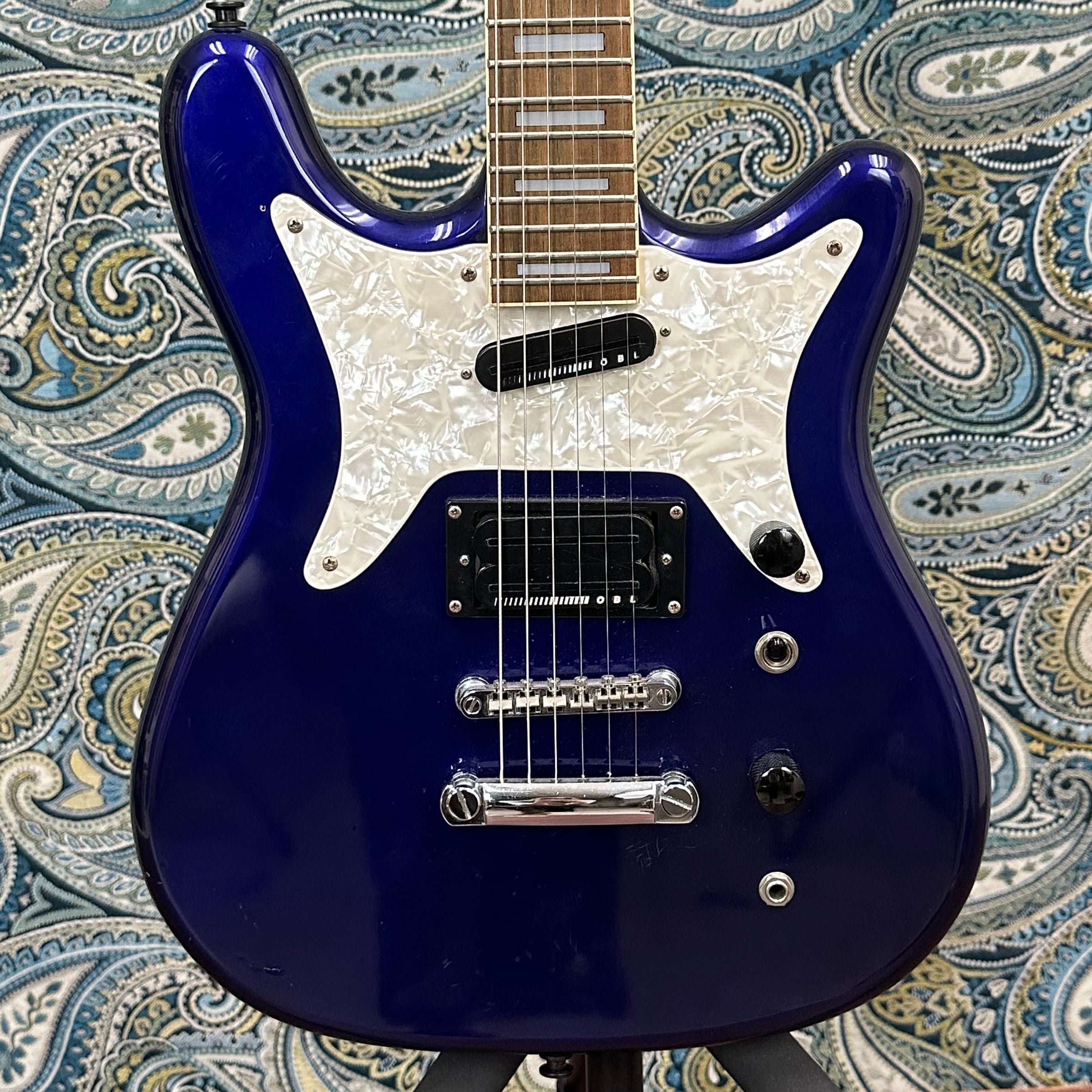 Used Epiphone Coronet Reissue MIK Metallic Midnight Blue 1996