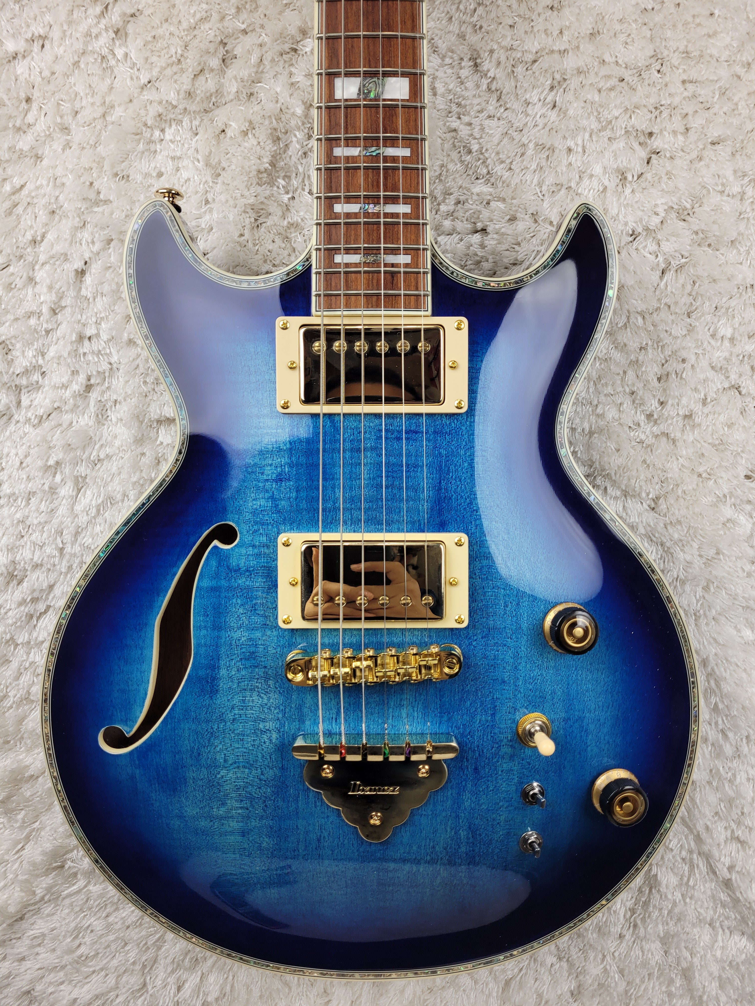 Ibanez AR520HFMLBB Light Blue Burst