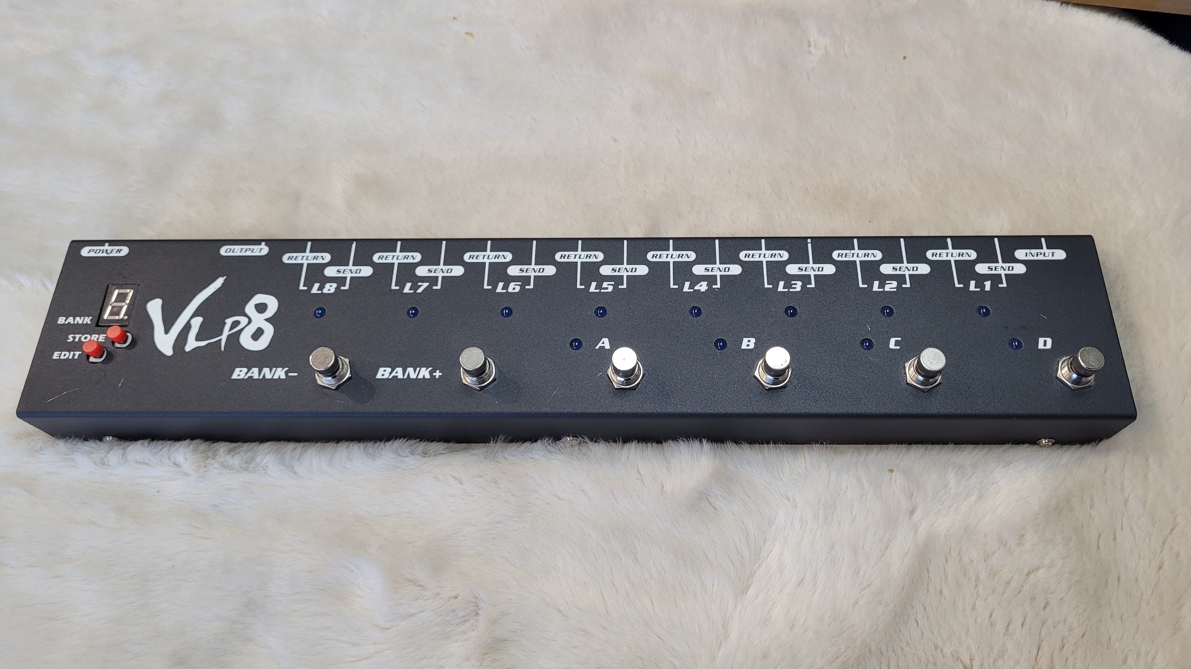 Used Vitoos VLP8 Loop Switcher/Effects Controller Pedal