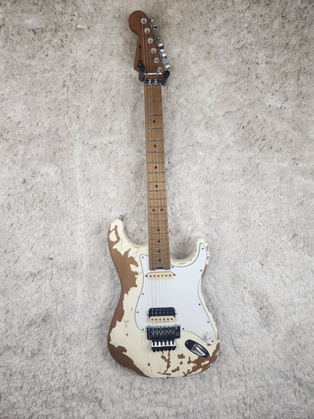 Charvel Henrik Danhage Limited Edition Signature Pro-Mod So-Cal Style 1 Guitar White Relic