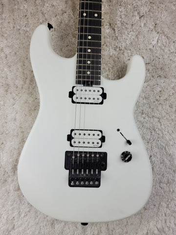 Charvel Jim Root Signature Pro-Mod San Dimas® Style 1 HH FR E Satin White w/ soft case