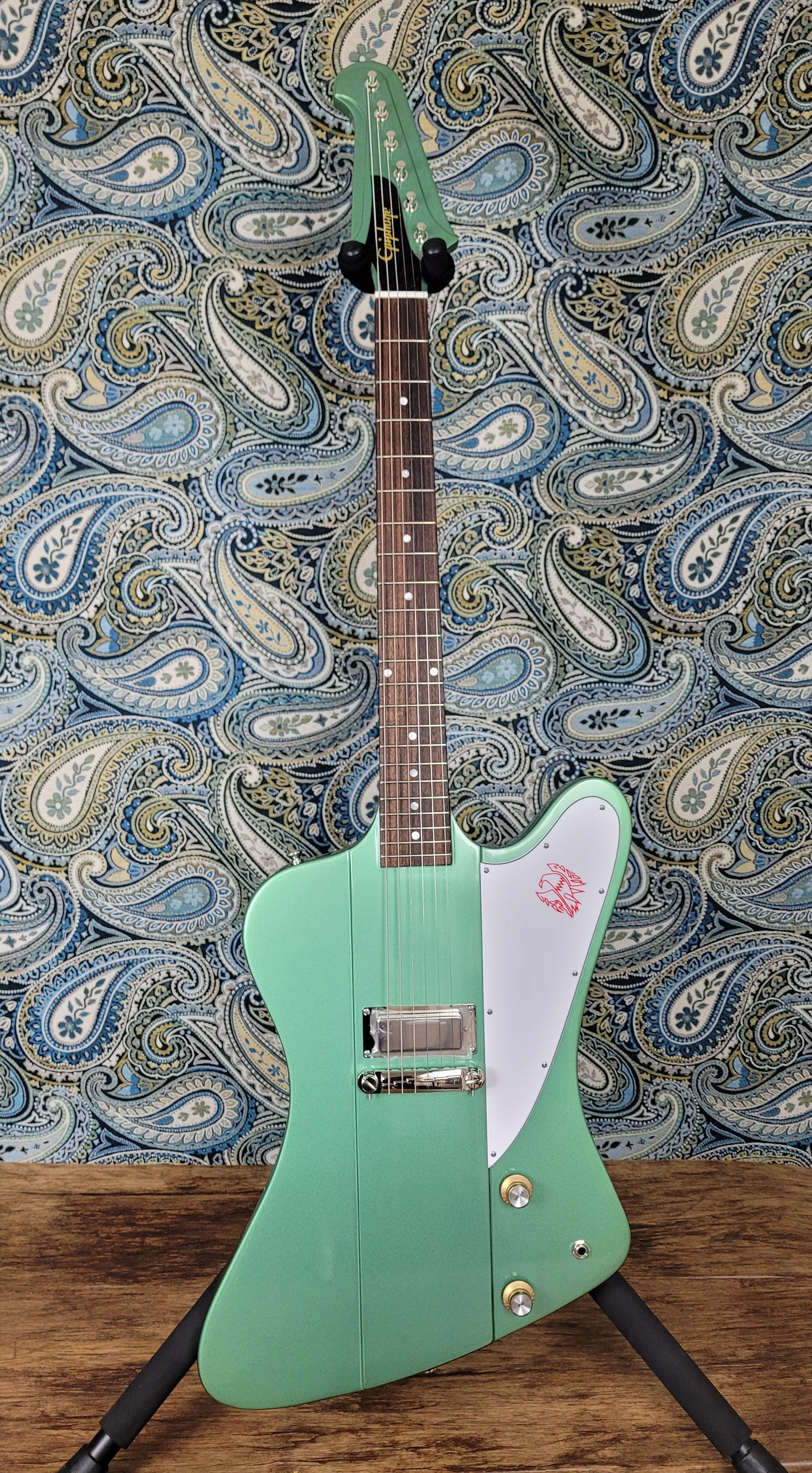 Epiphone 1963 Firebird I Inverness Green Electric Guitar w/ Hard Case