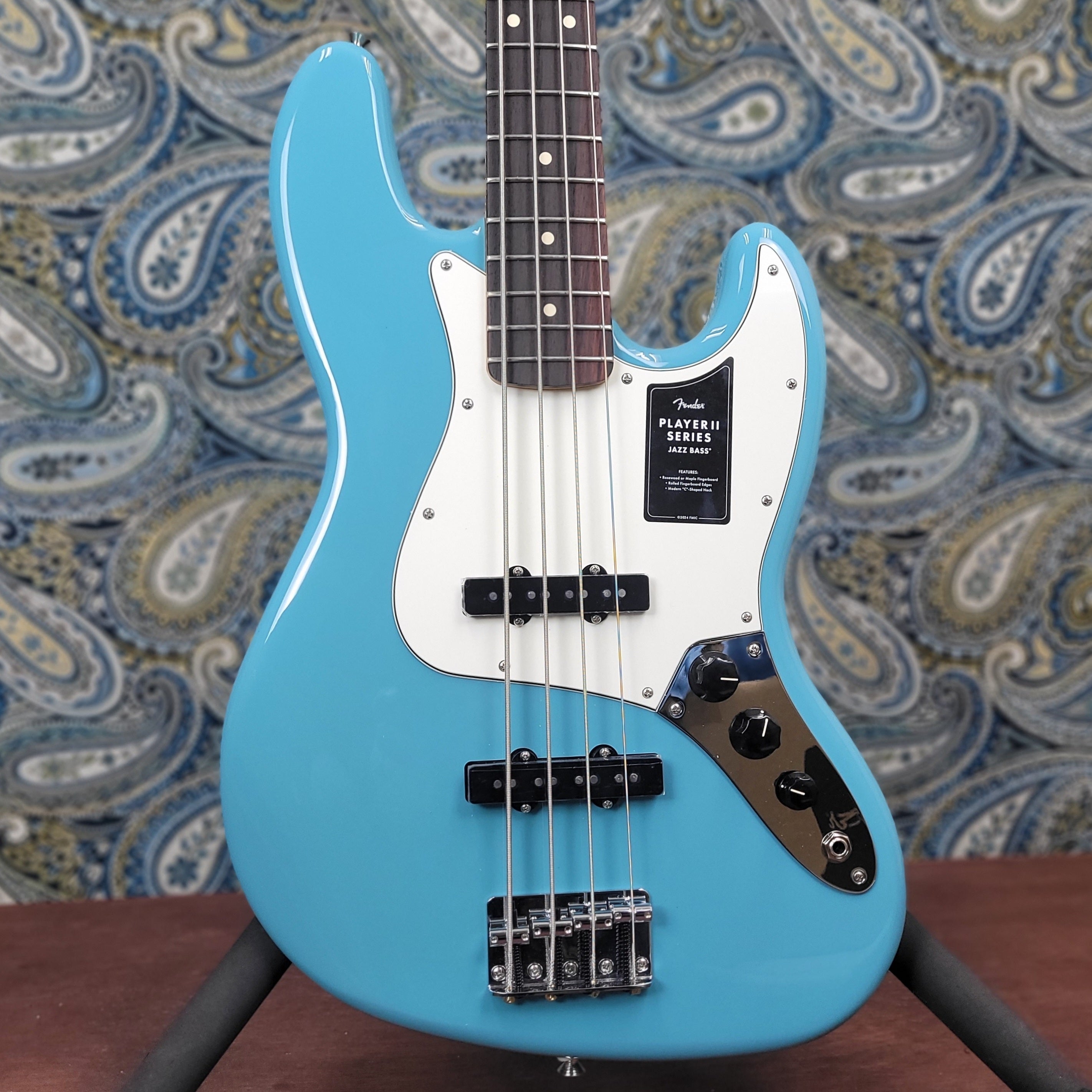 Fender Player Series II Jazz Bass Aquatone Blue