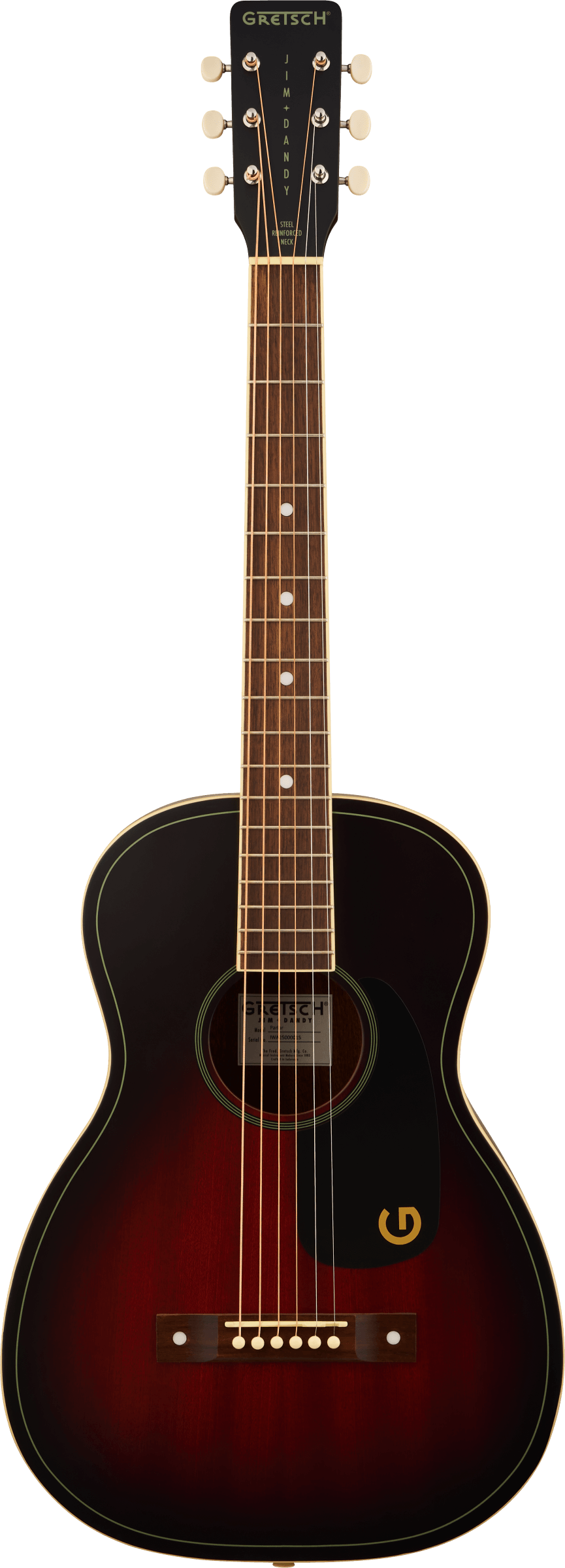 Gretsch Jim Dandy Parlor Deep Cherry Burst