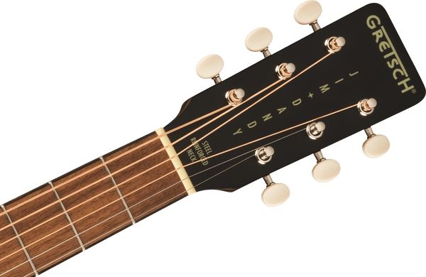 Gretsch Deltoluxe Parlor Black Acoustic-Electric Guitar