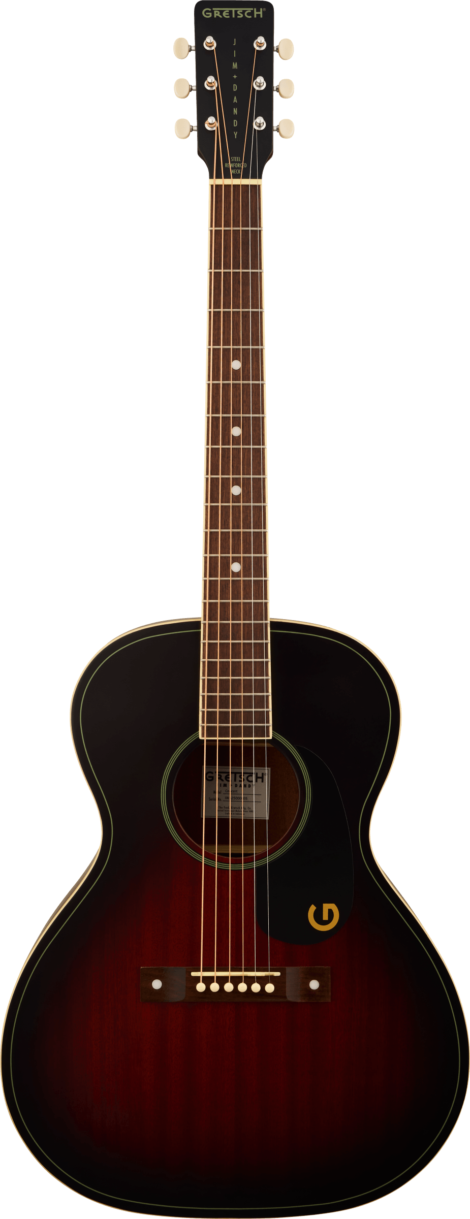 Gretsch Jim Dandy Concert Deep Cherry Burst