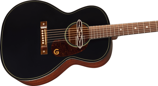 Gretsch Jim Dandy Deltoluxe Parlor Acoustic-Electric Guitar Black