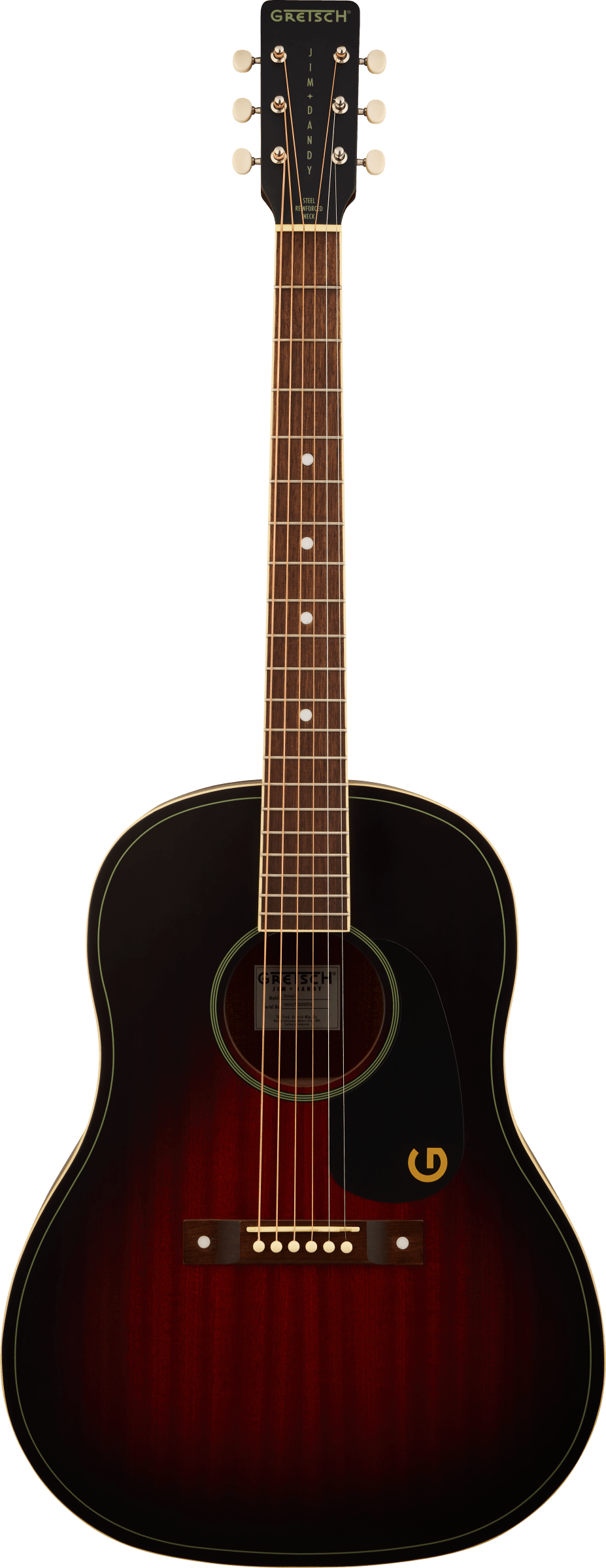 Gretsch Jim Dandy Dreadnought Deep Cherry Burst