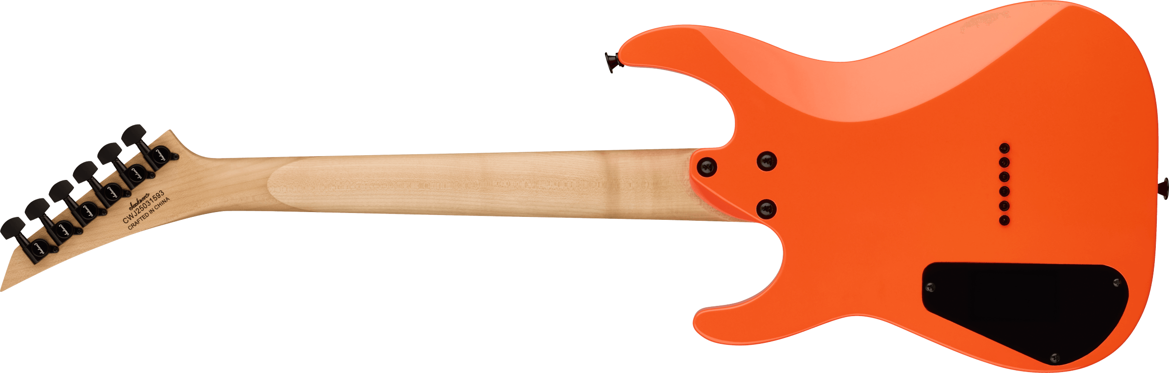 Jackson JS Series Dinky Minion JS1X Safety Orange 2/3 Scale Guitar