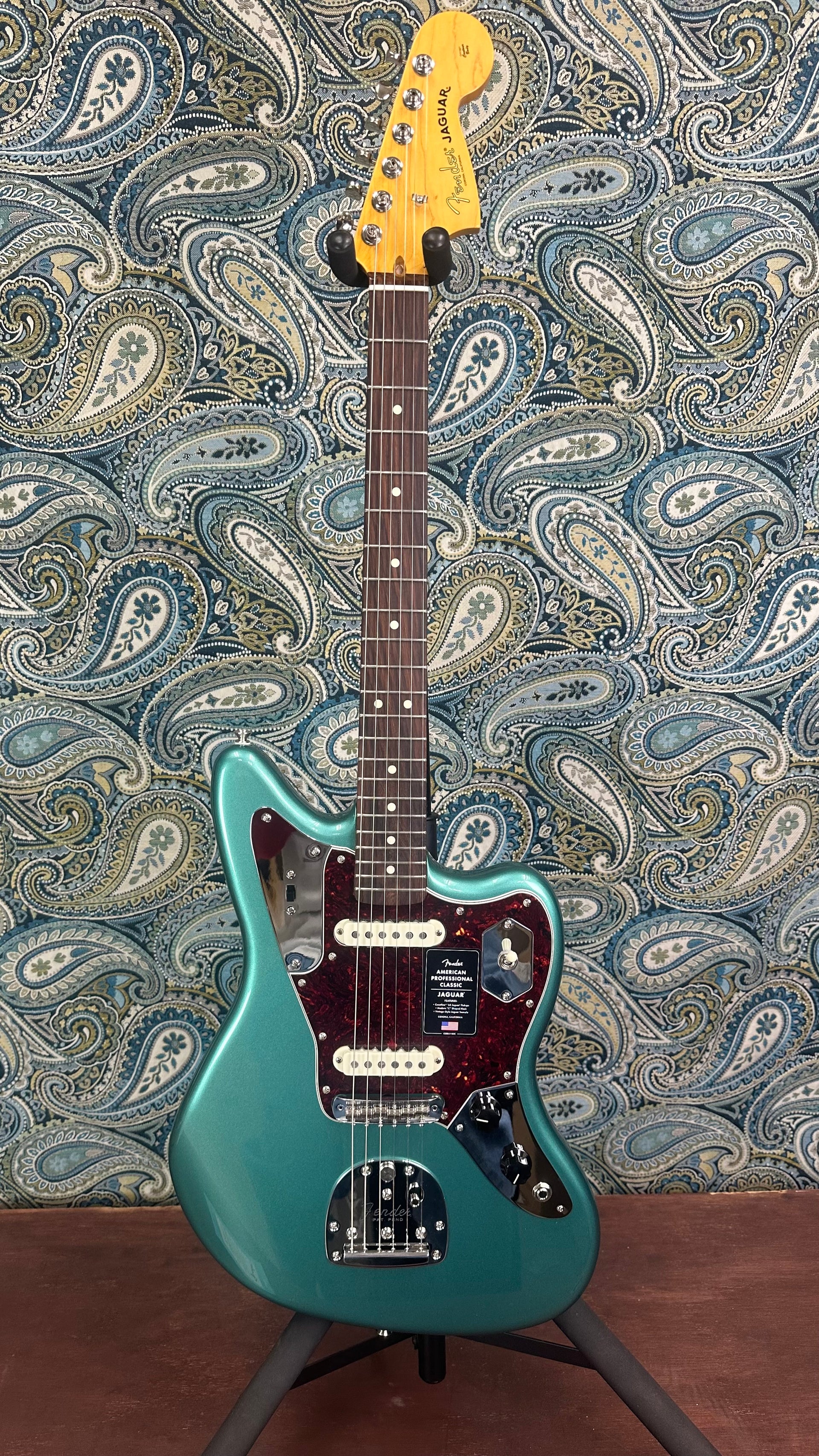 Fender American Professional Classic Jaguar Faded Sherwood Green Metallic