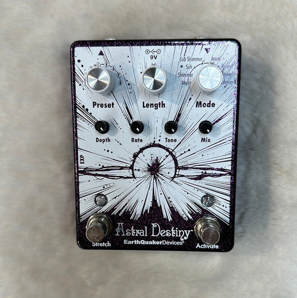 Used Earthquaker Devices Astral Destiny Limited Edition Purple Sparkle