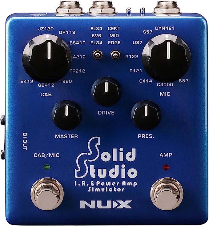 NUX Solid Studio IR Loader and Power Amp Simulator Pedal