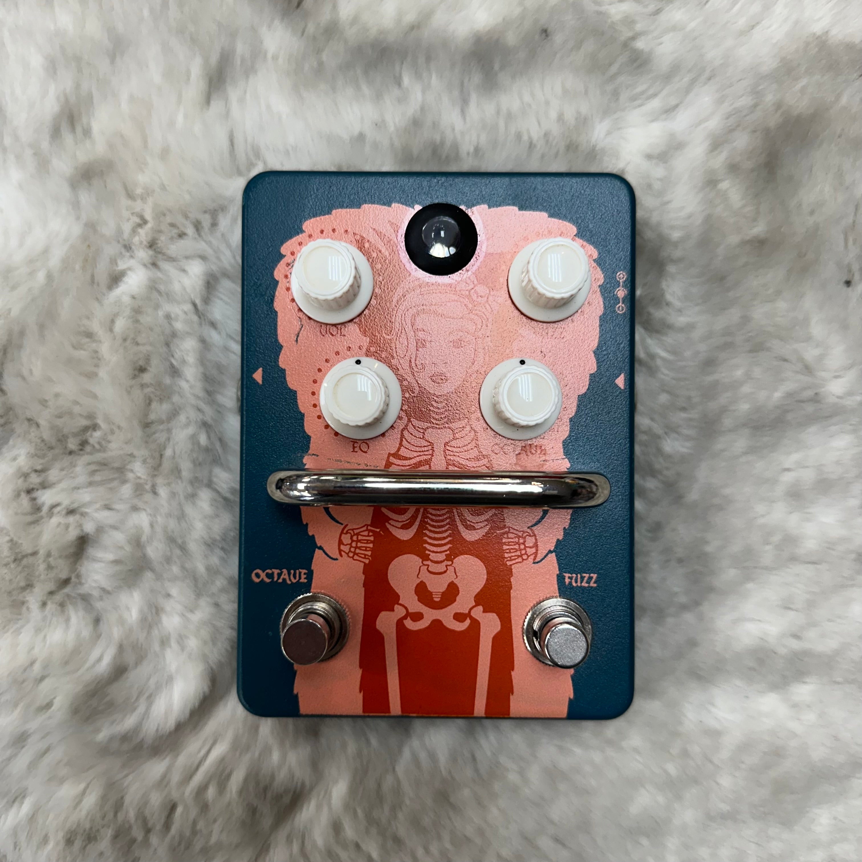 Used Orange Fur Coat Octave Fuzz Pedal w/Box