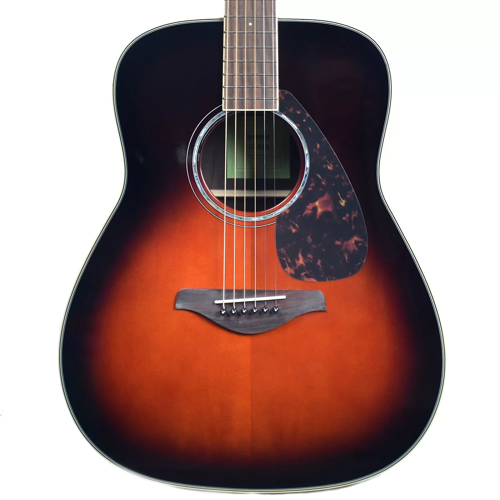 Yamaha FG830TBS Tobacco Sunburst Dreadnought Acoustic Guitar