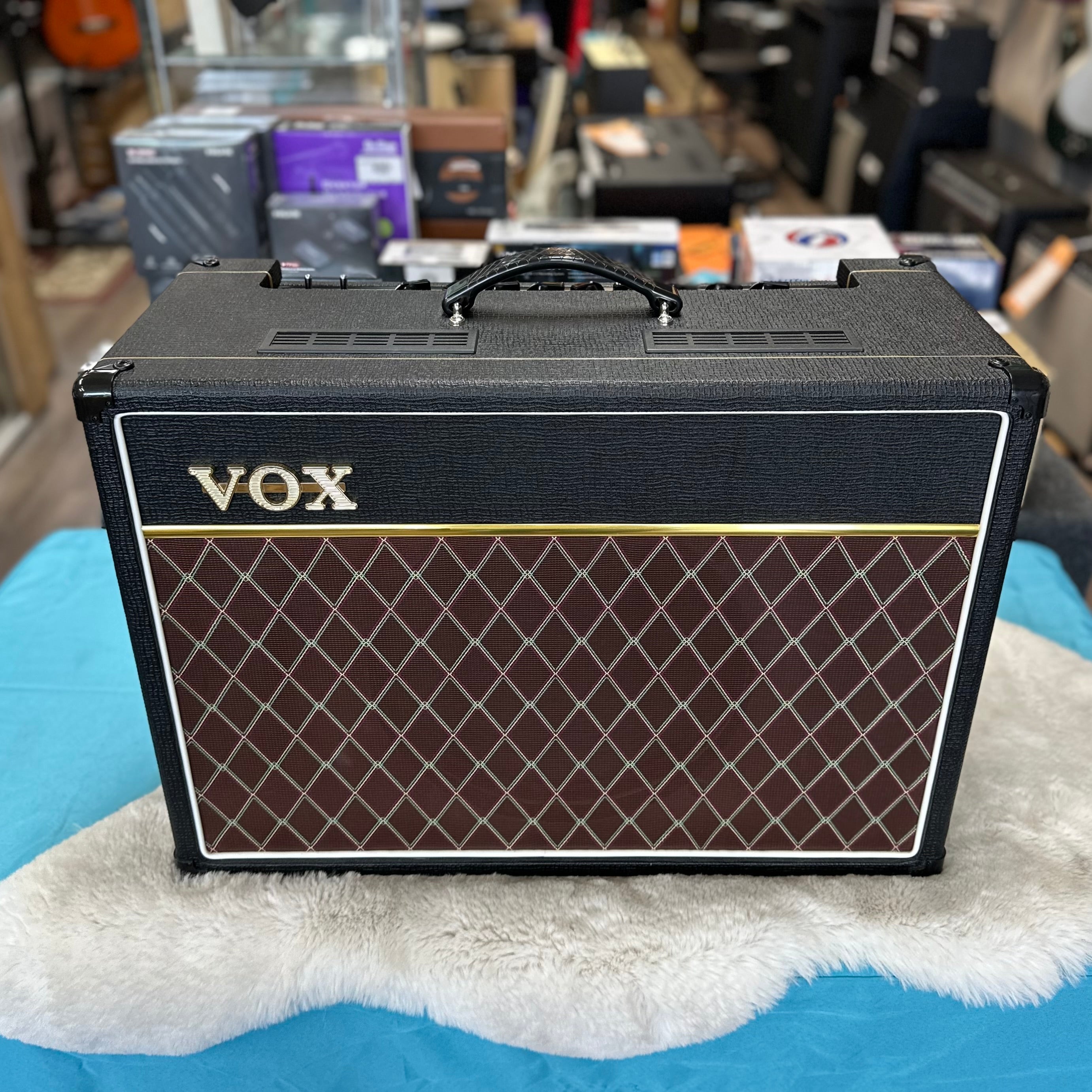 Used Vox AC15C1X 15W 1x12 Tube Guitar Combo Amp