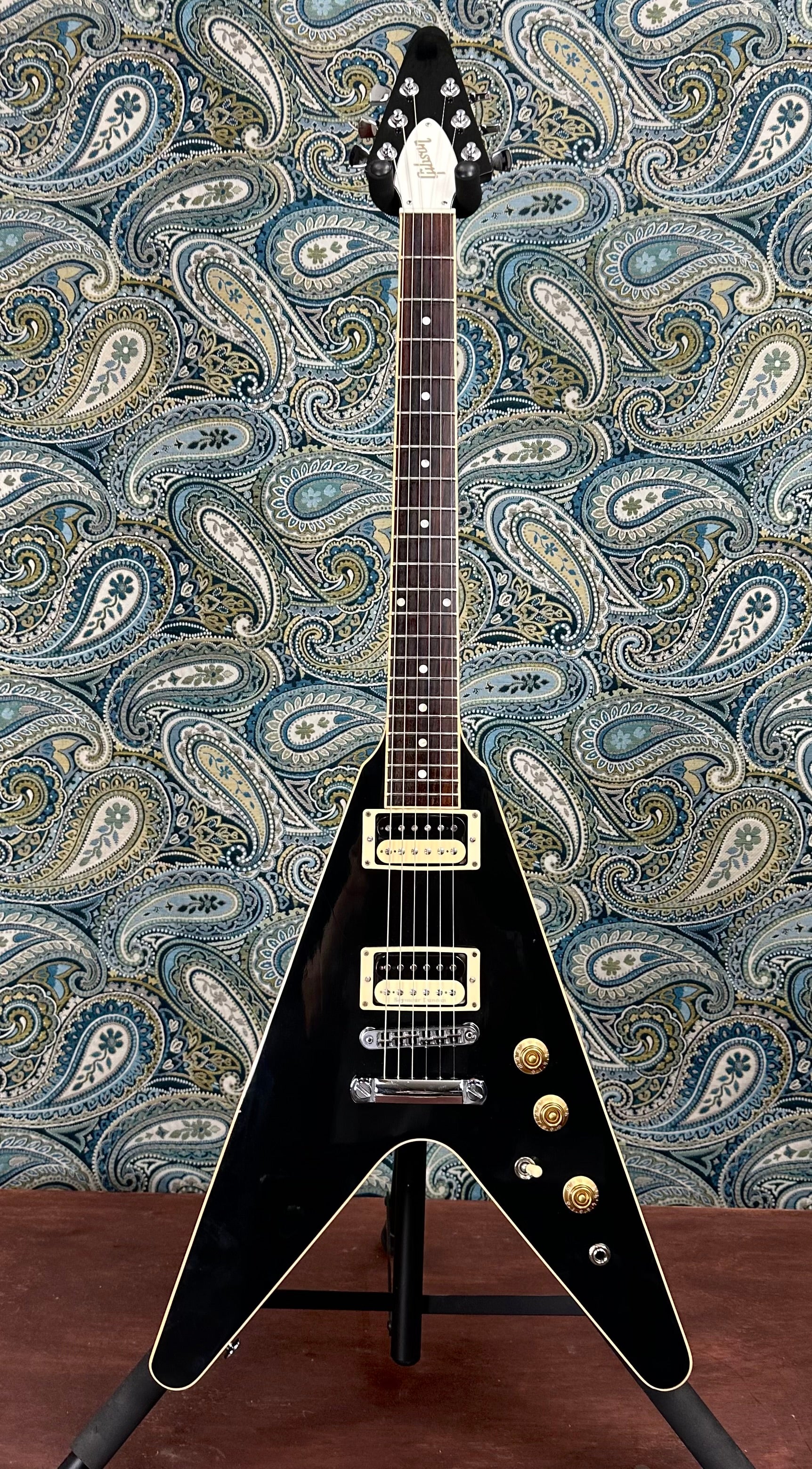 Used Gibson Flying V Pro T 2016 Black w/Gibson Gig Bag