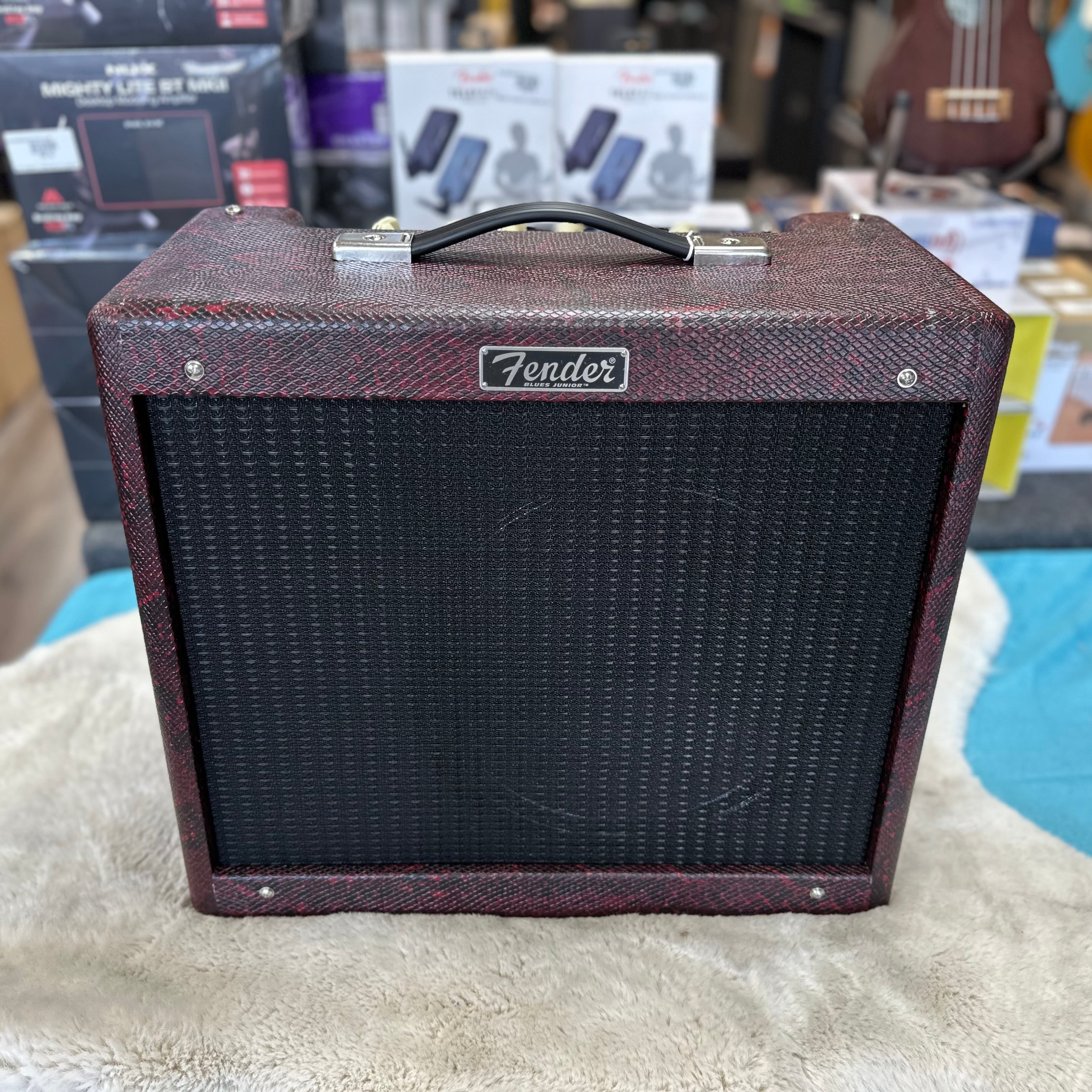 Fender FSR Blues Junior IV Eminence Texas Heat Red Snakeskin