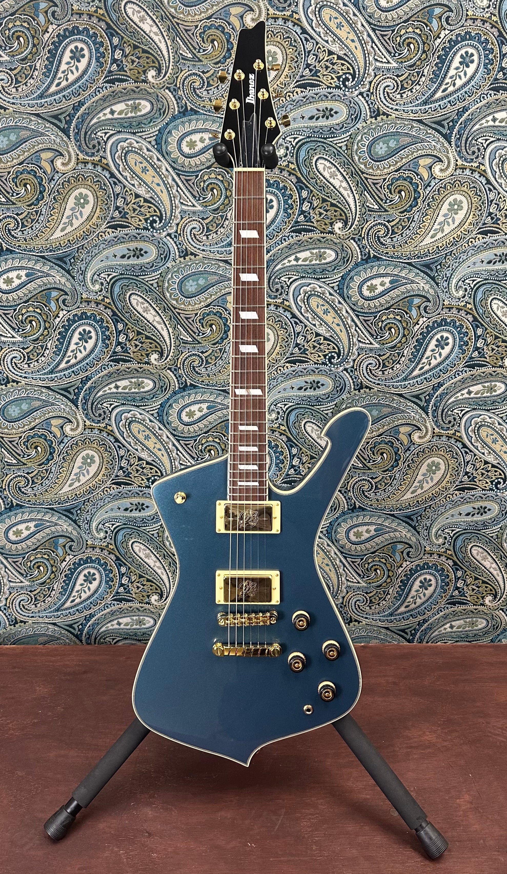 Ibanez IC420ABM Iceman with Gigbag Antique Blue Metallic w/Bag