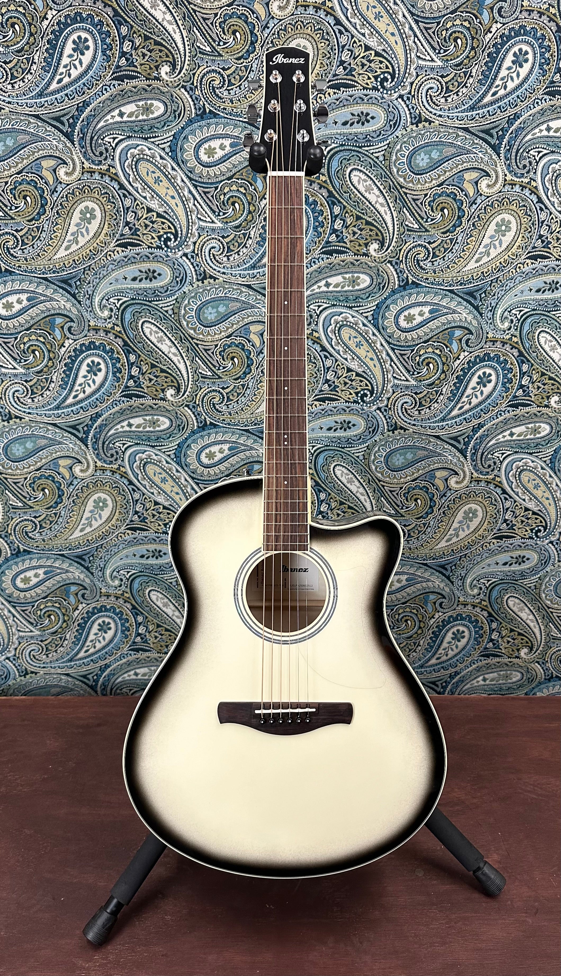 Ibanez AAM370M1CE Acoustic Guitar Transparent Panda