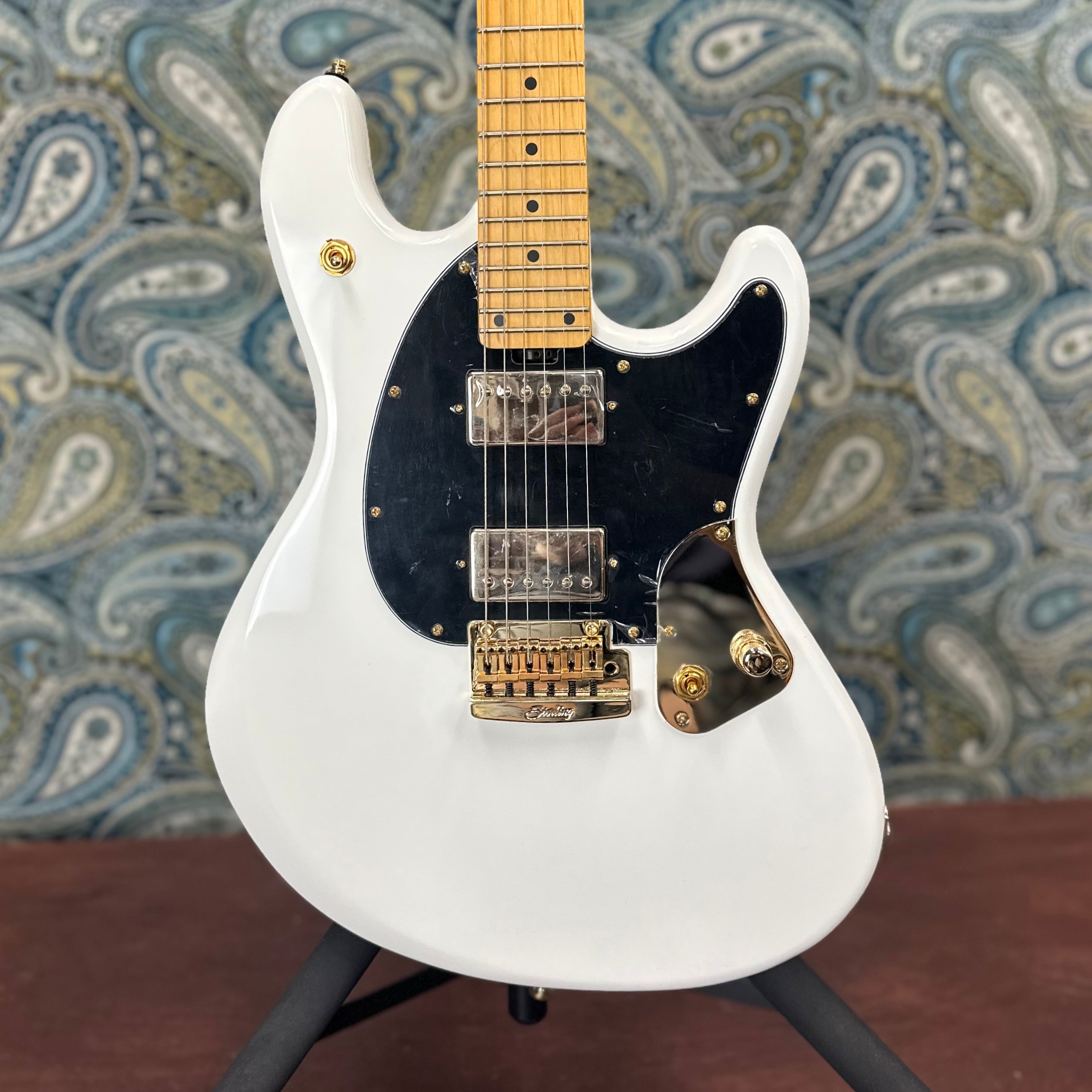 Sterling by Ernie Ball Jared Dines Signature White