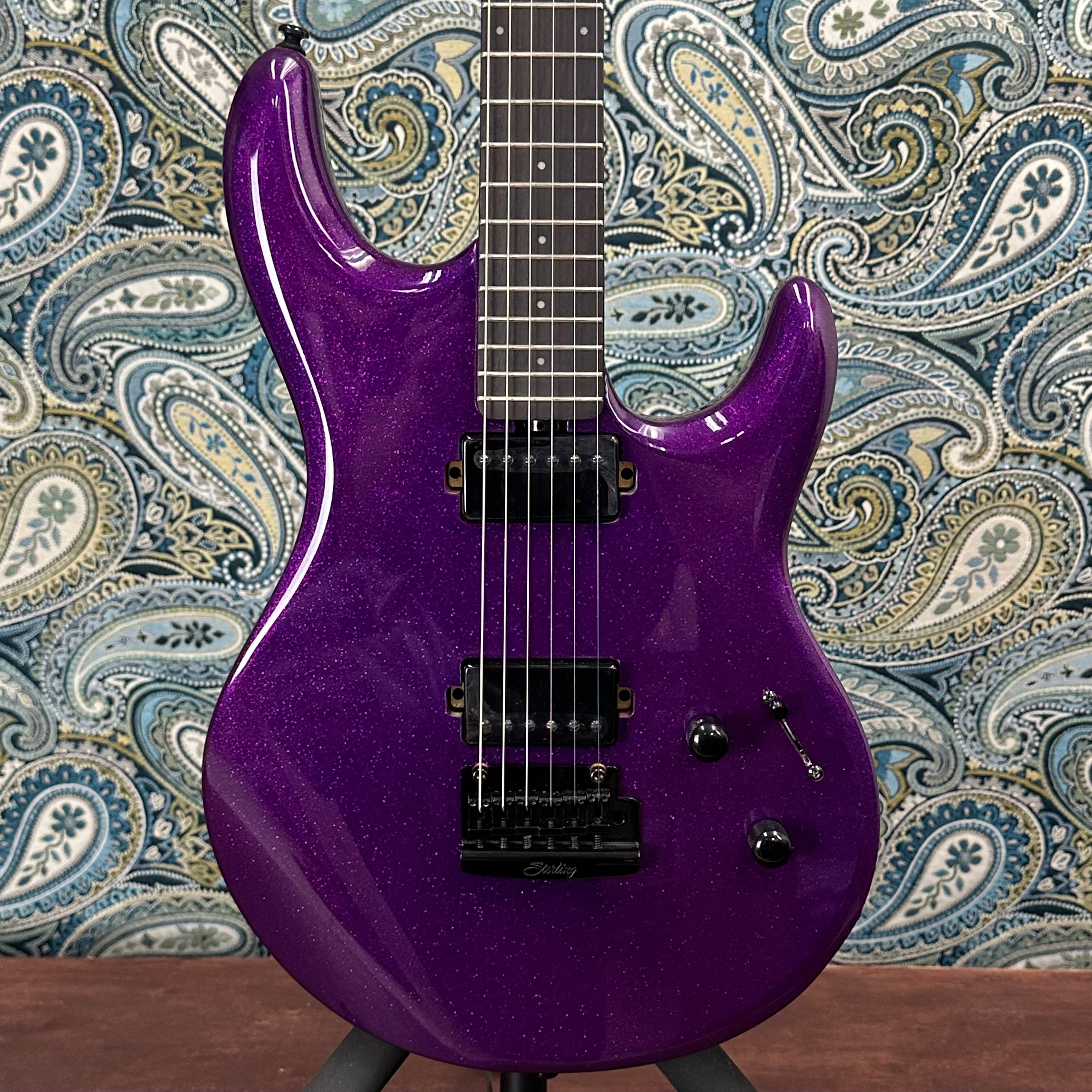 Sterling by Music Man LK100 Luke Purple Sparkle