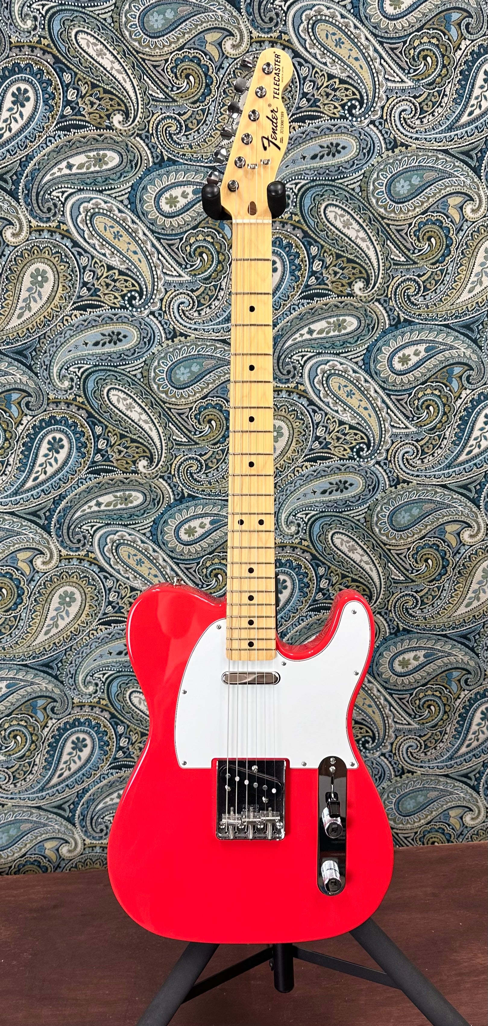 Used Fender MIJ Limited International Color Telecaster 2023 Morocco Red W/Case