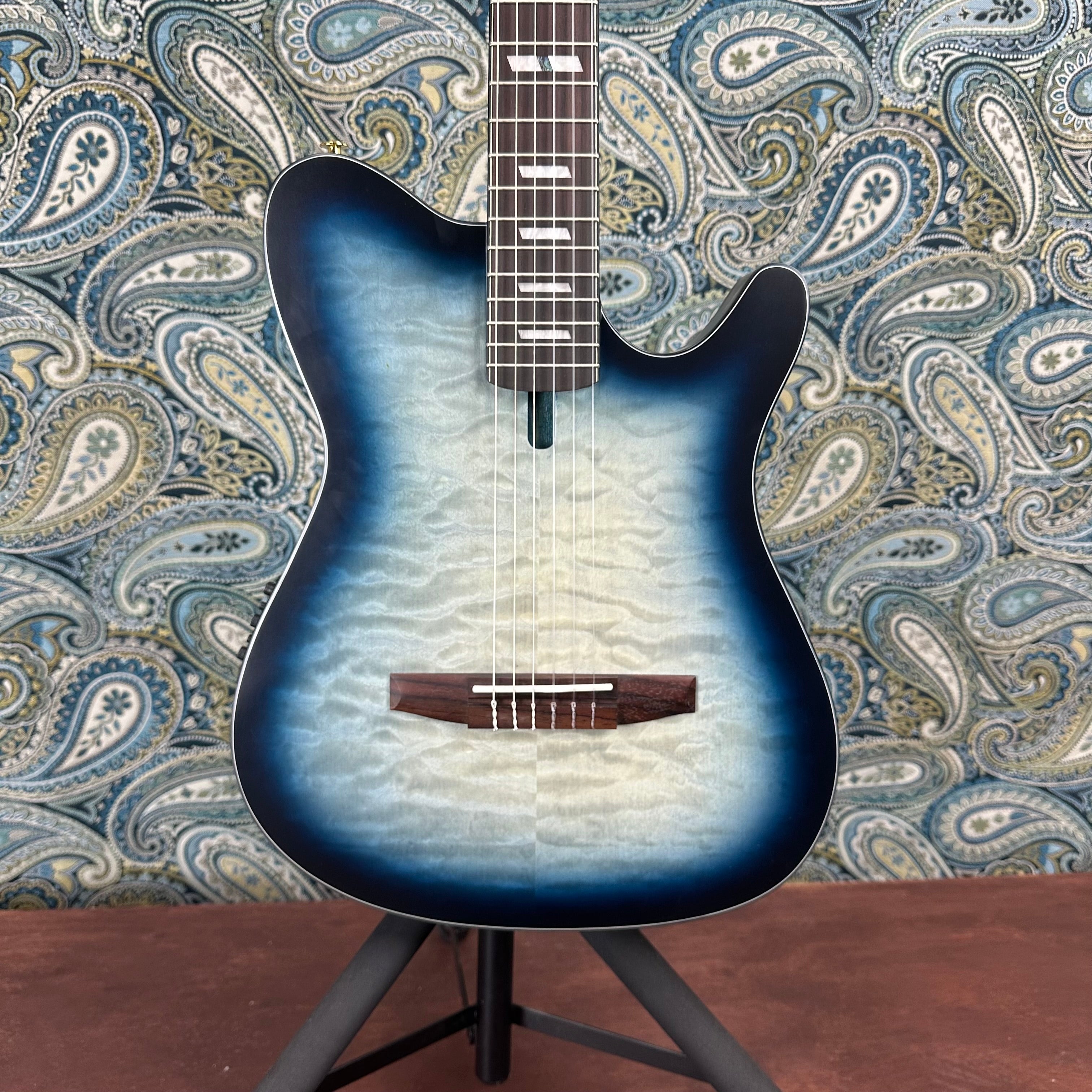 Ibanez FRH20QMN Cosmic Blue Starburst Low Gloss