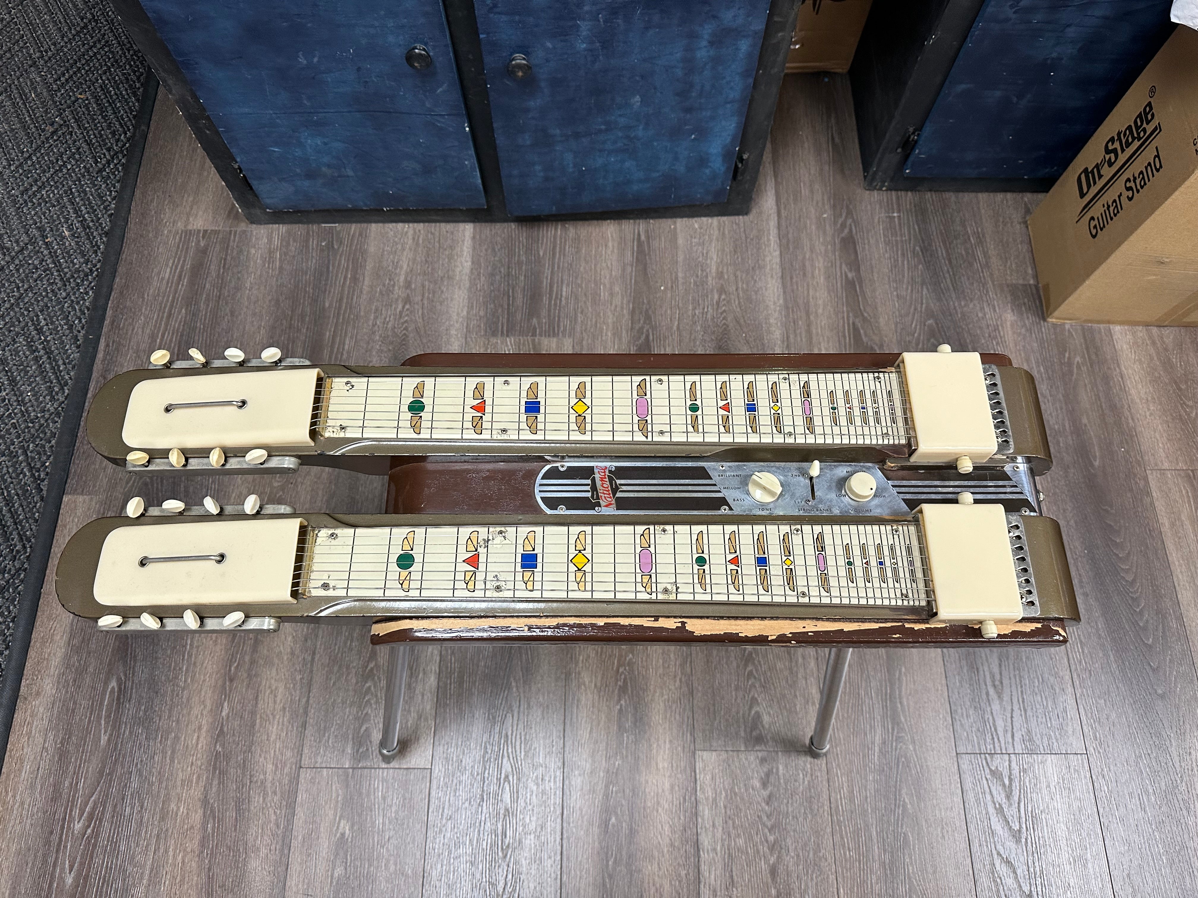 Used National 9-0241 8-String Grand Console Lap Steel Early 1950's E9/C6