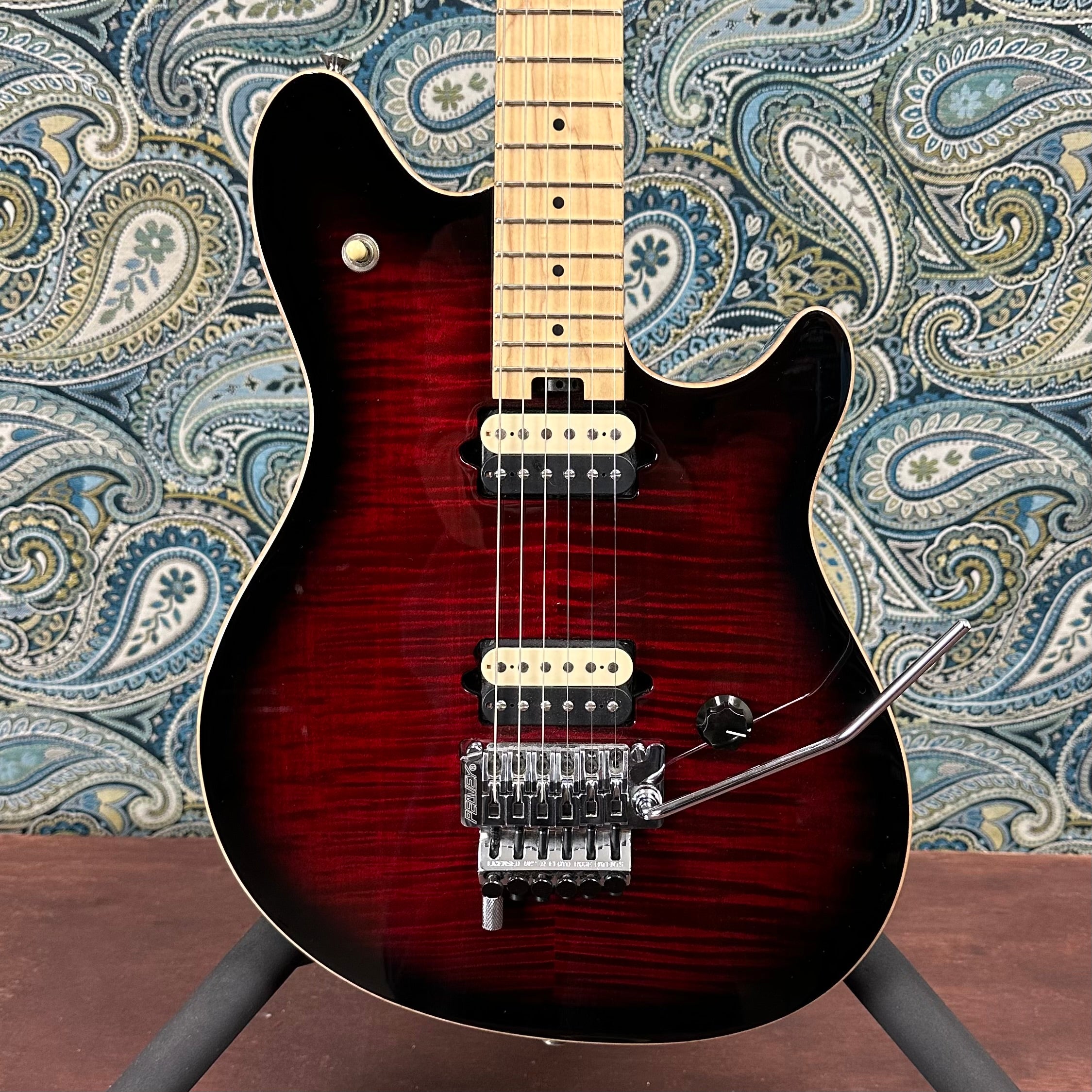 Used Peavey EVH Wolfgang Special Red Burst Electric Guitar w/Hardcase 2001-2002