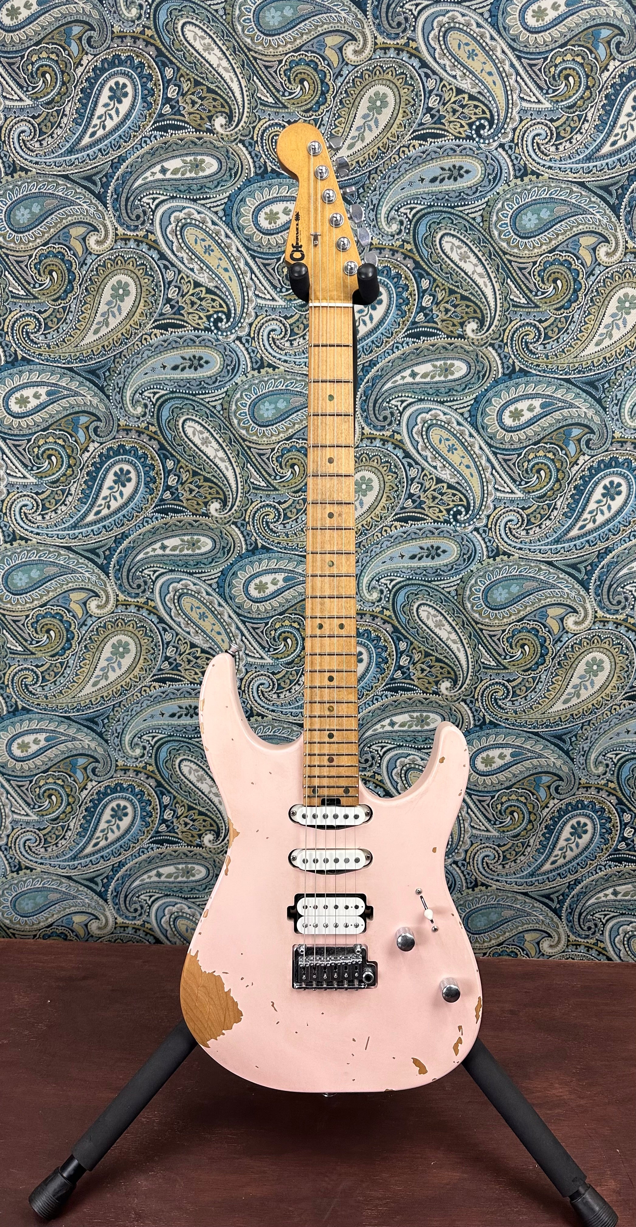 Charvel Pro-Mod Signature Rick Graham DK24 2PT CM Worn Shell Pink