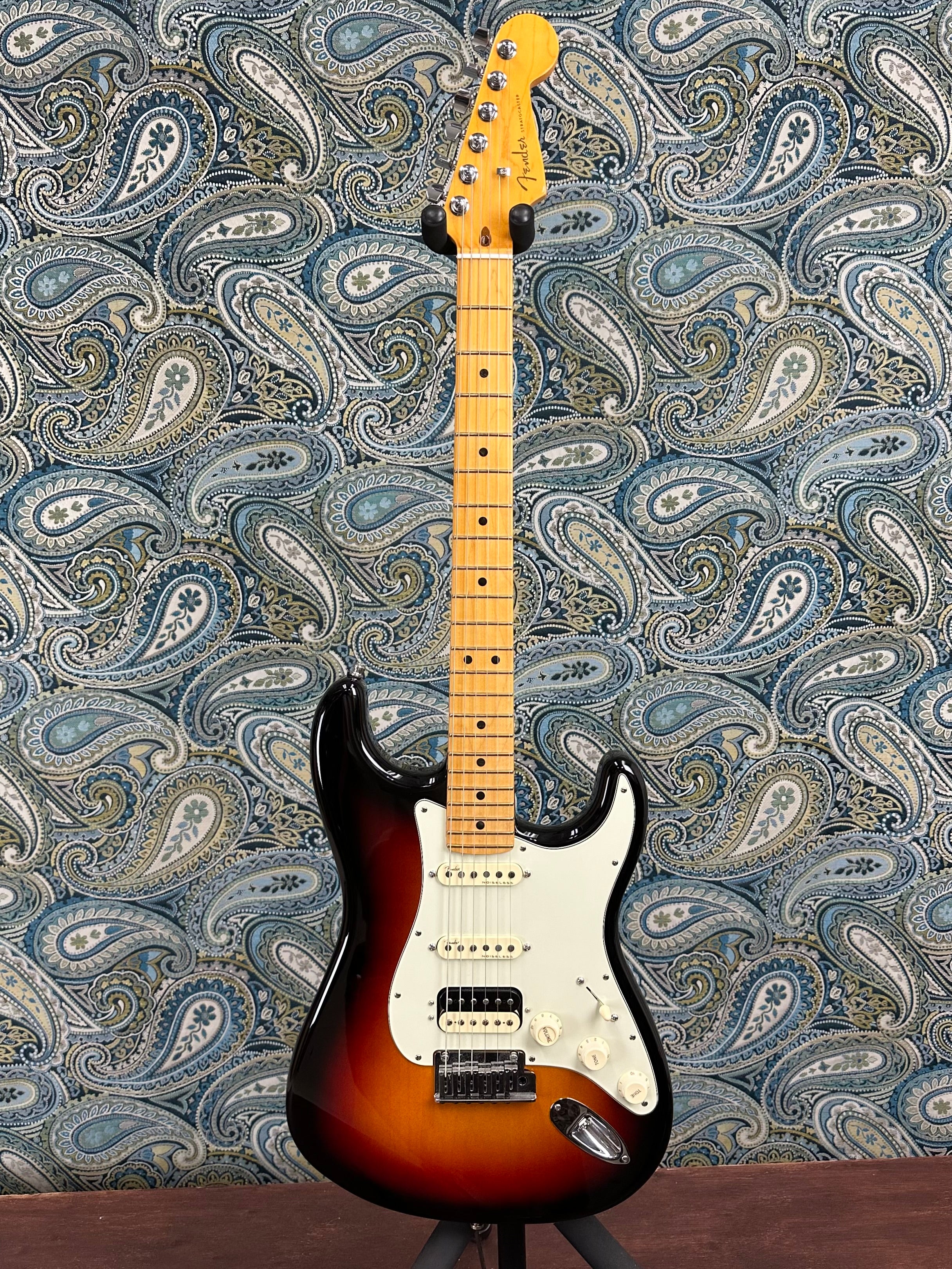 Used Fender American Ultra Stratocaster HSS Ultraburst w/Fender Molded Hard Case