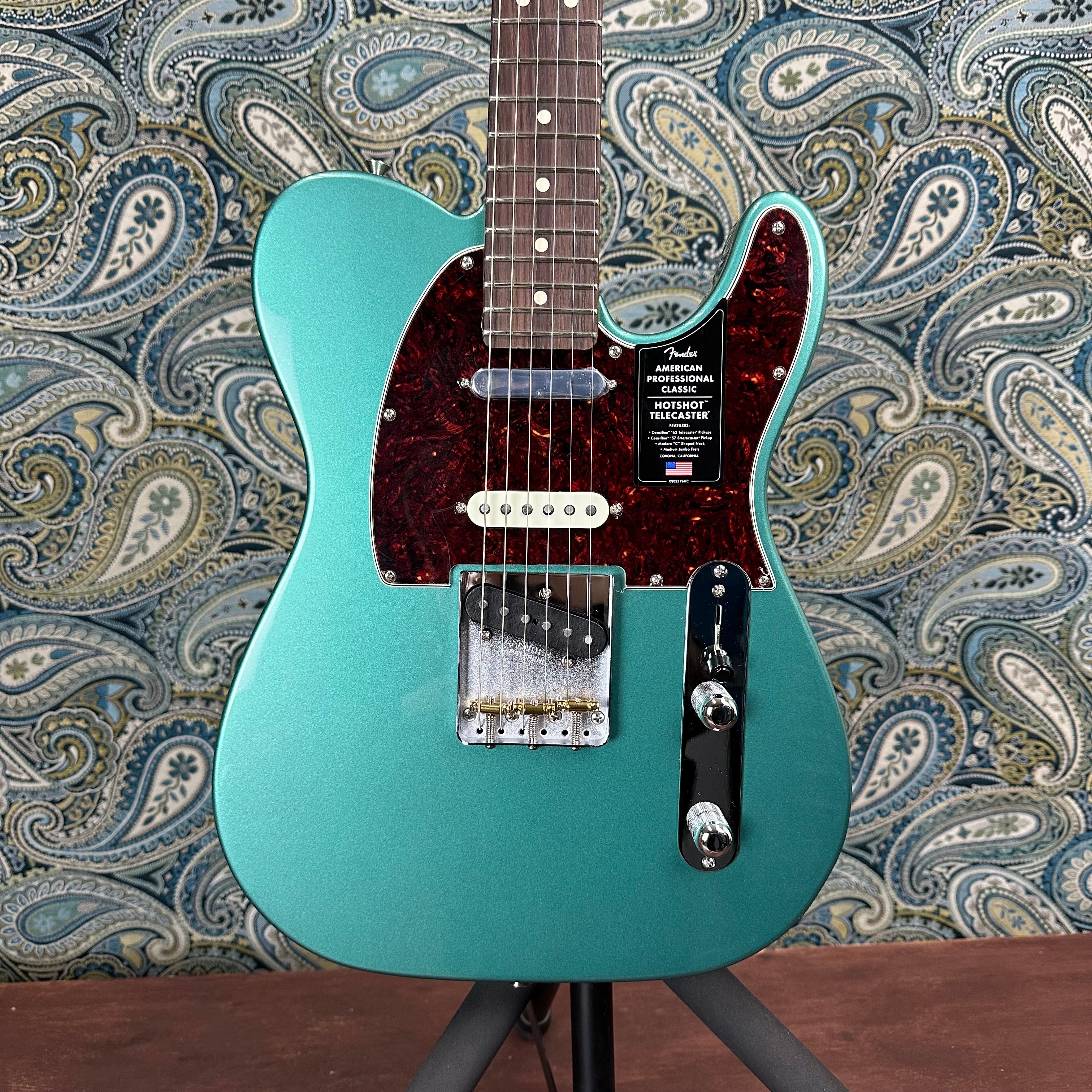 Fender American Professional Classic Hotshot Telecaster Faded Sherwood Green Metallic