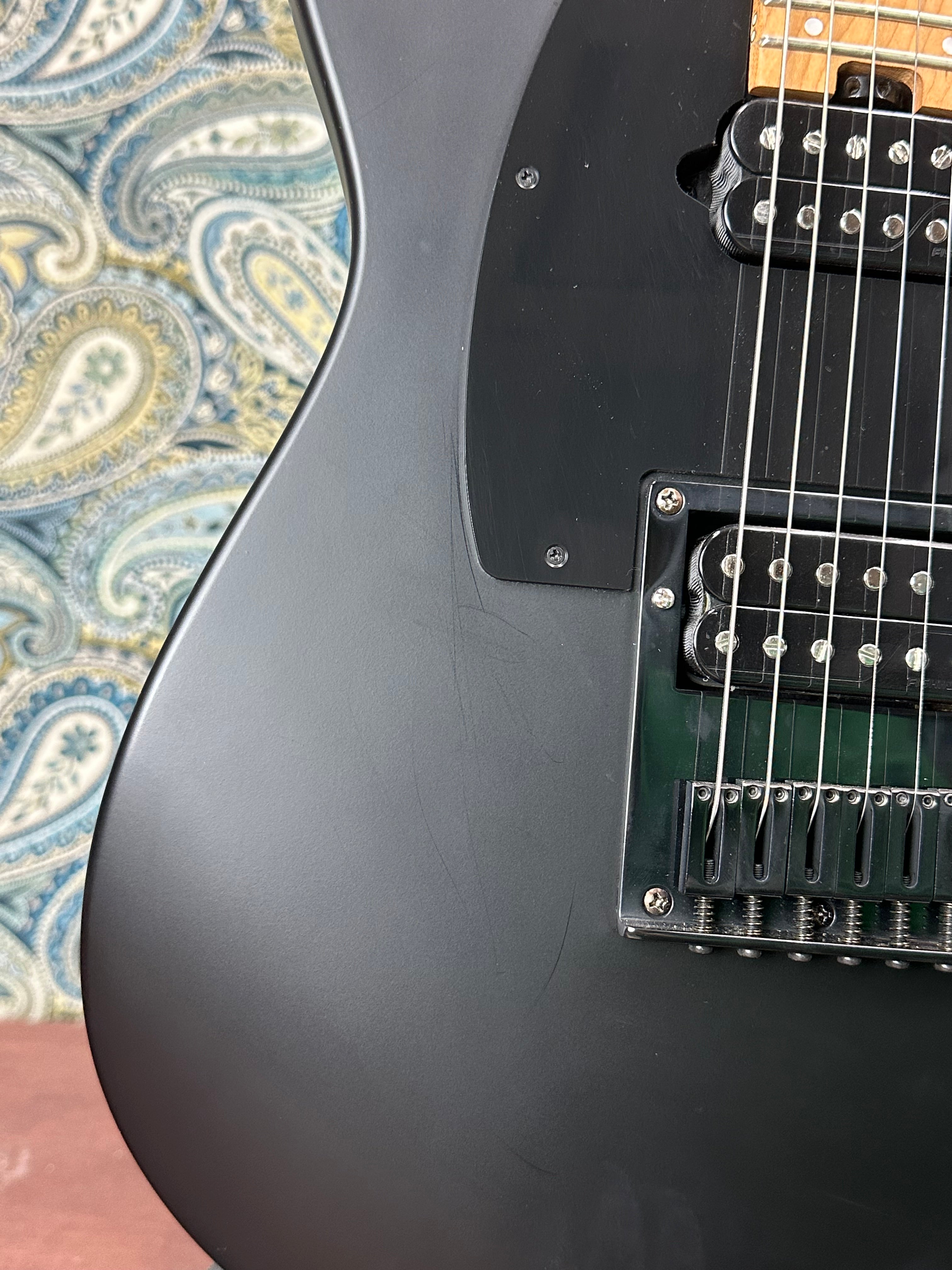 Used Charvel PM SC2 24 HT HH Satin Black Tele Style